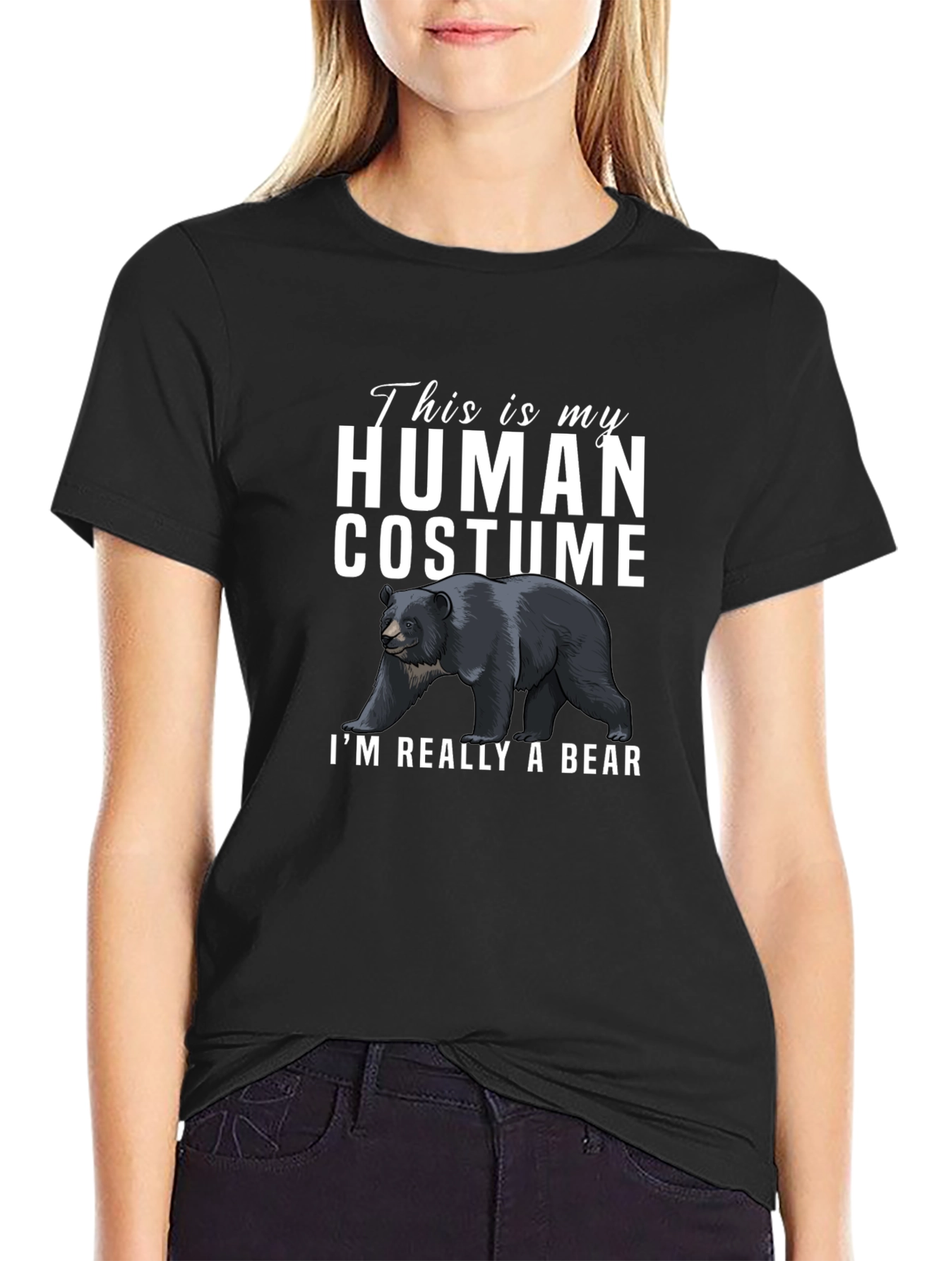 Human Costume Bear T-Shirt