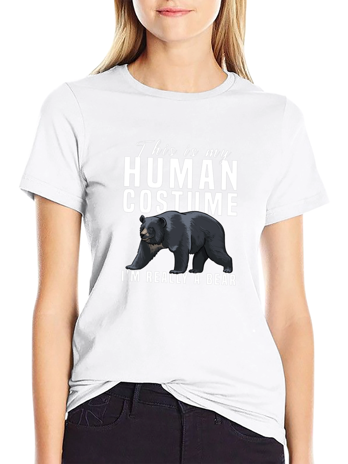 Human Costume Bear T-Shirt