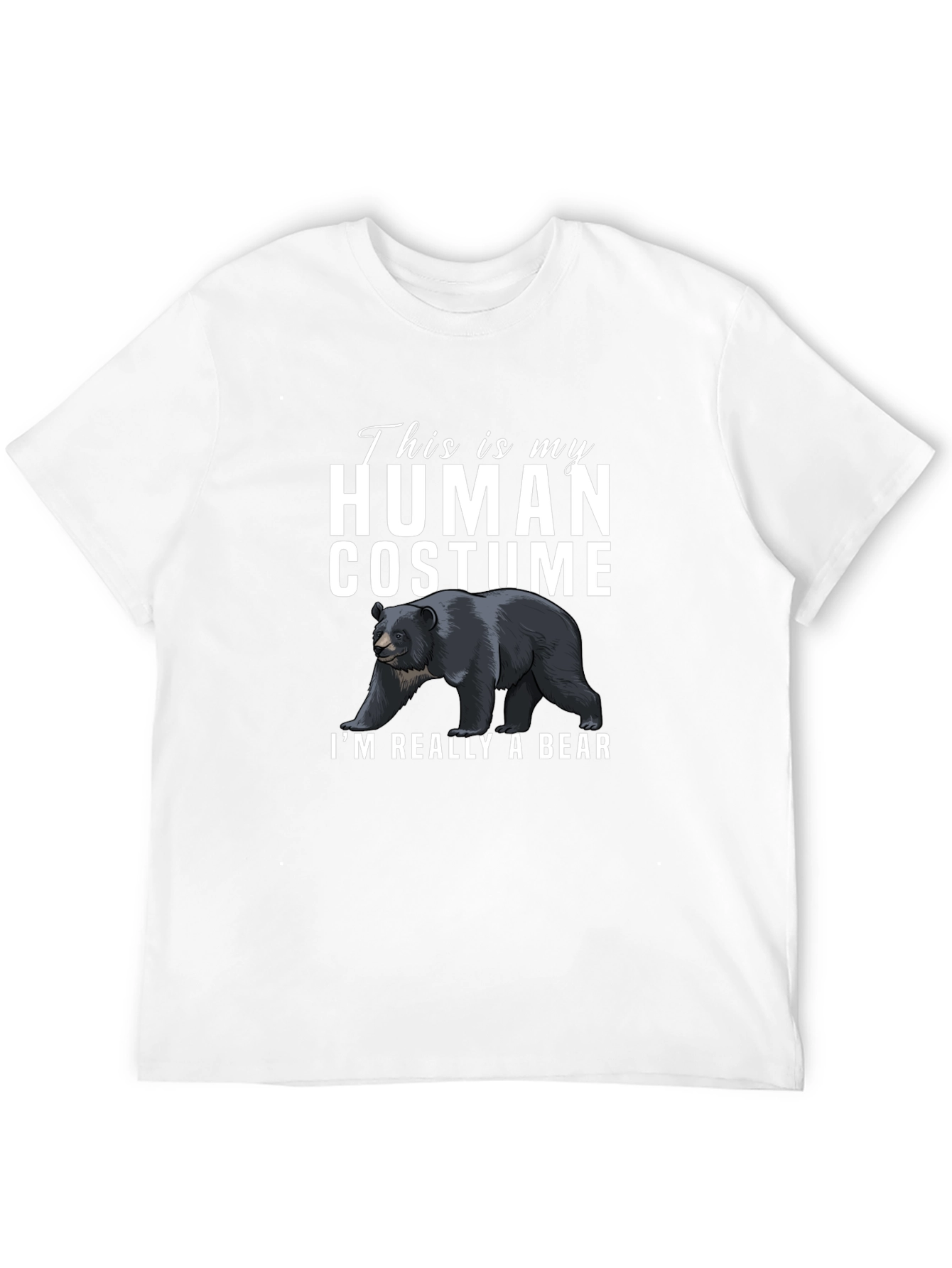 Human Costume Bear T-Shirt