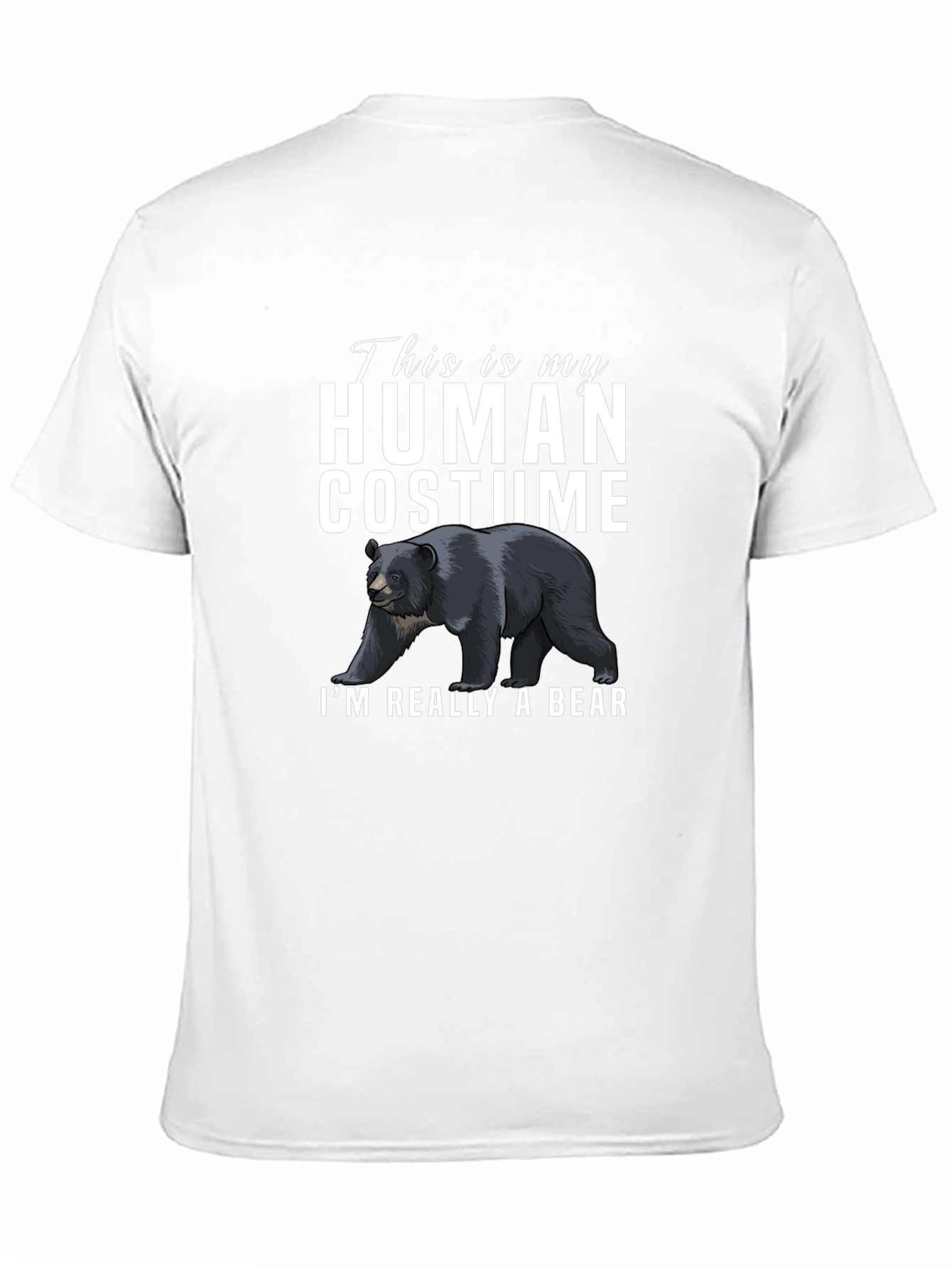Human Costume Bear T-Shirt