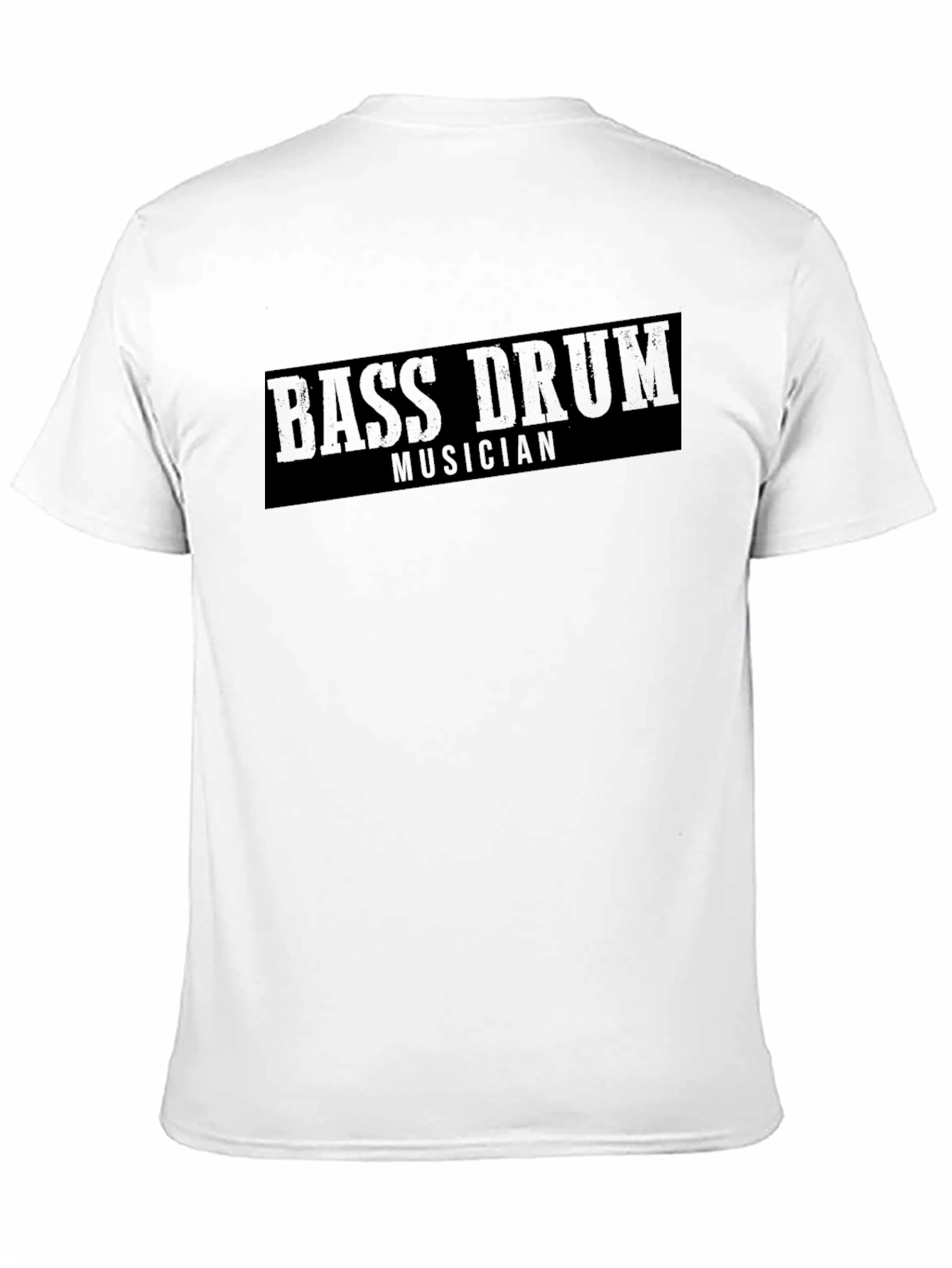 Bass Drum Musician Black T-Shirt