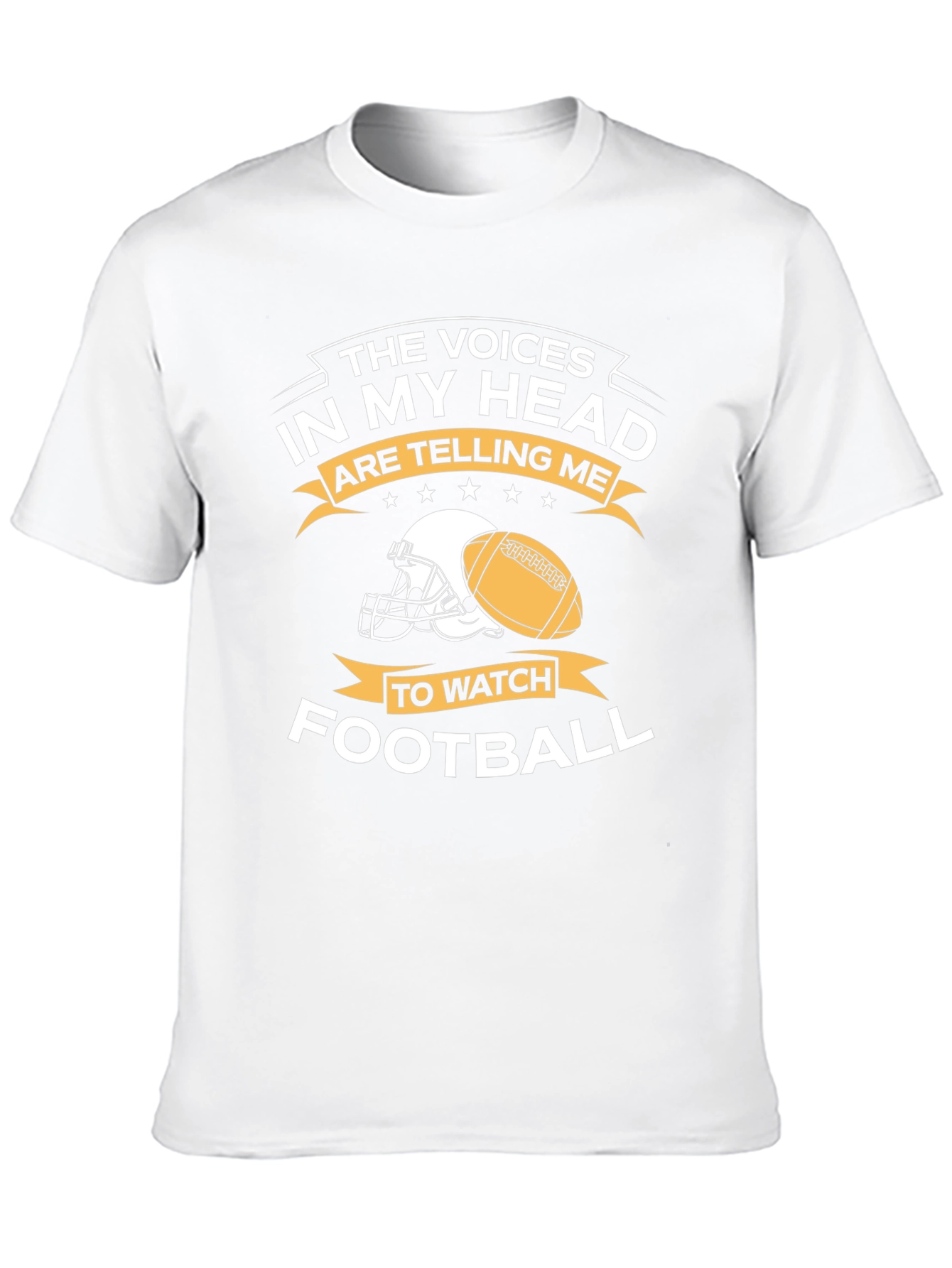 Voices in My Head Football T-Shirt