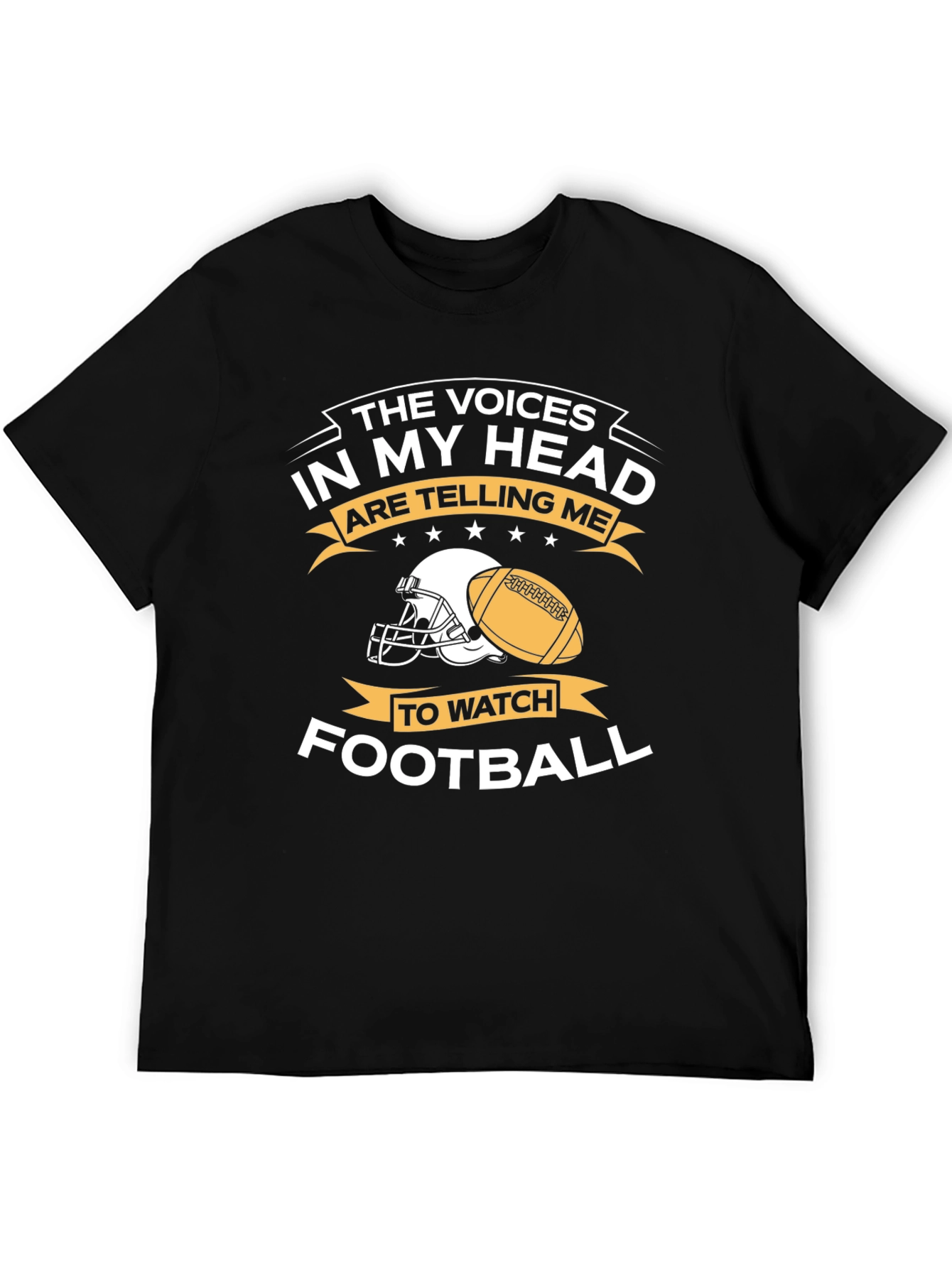Voices in My Head Football T-Shirt