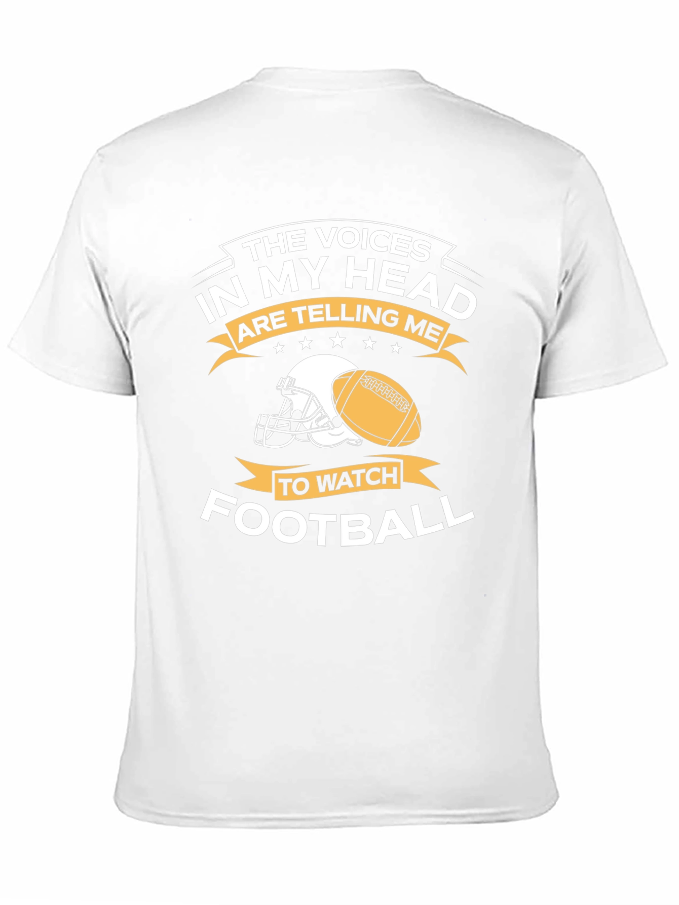 Voices in My Head Football T-Shirt