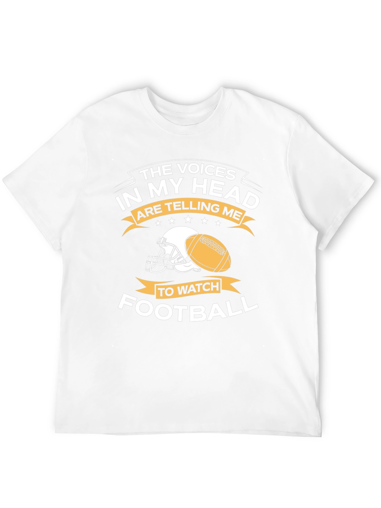 Voices in My Head Football T-Shirt