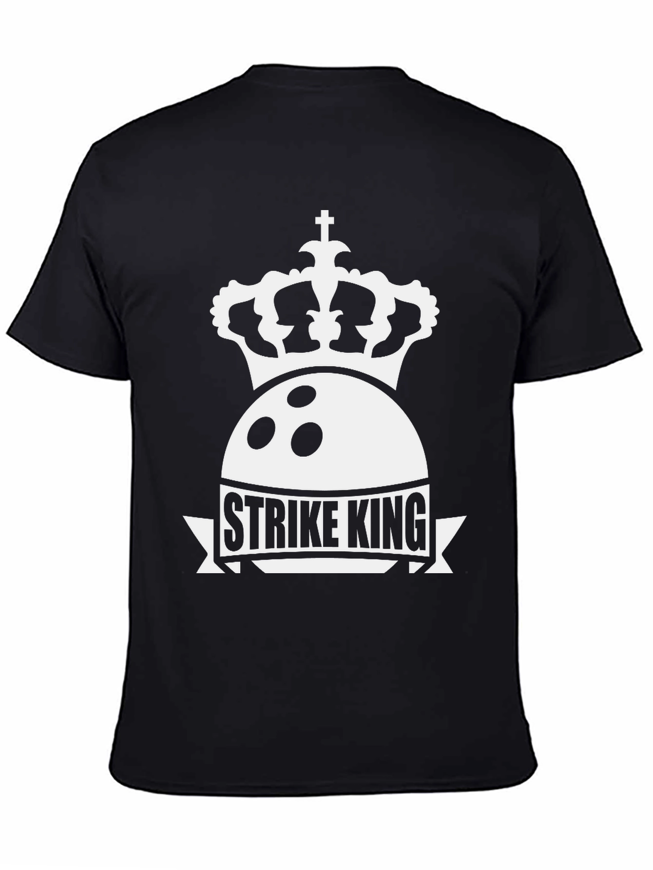 Strike King Bowling T-Shirt - Crown Design