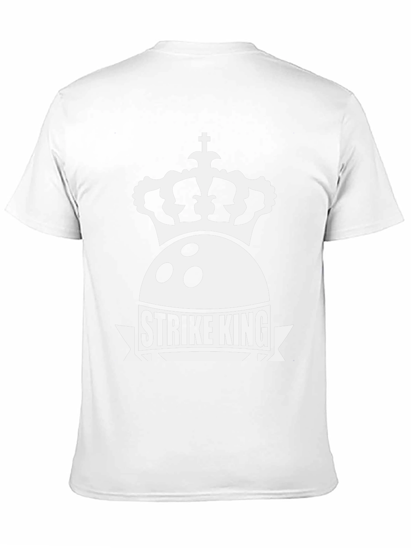 Strike King Bowling T-Shirt - Crown Design