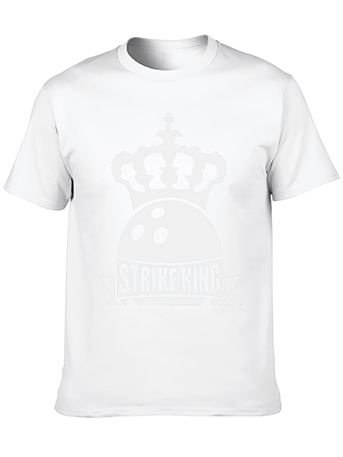 Strike King Bowling T-Shirt - Crown Design