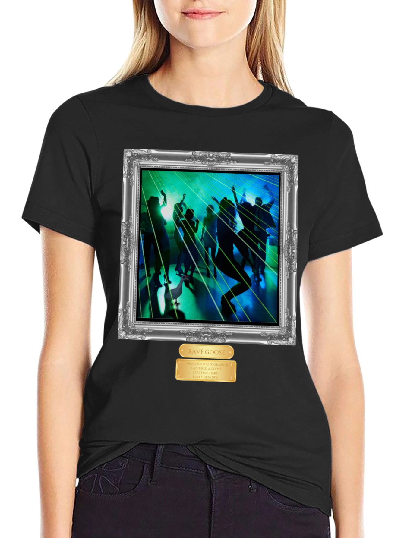 Rave Goose Framed Graphic T-Shirt