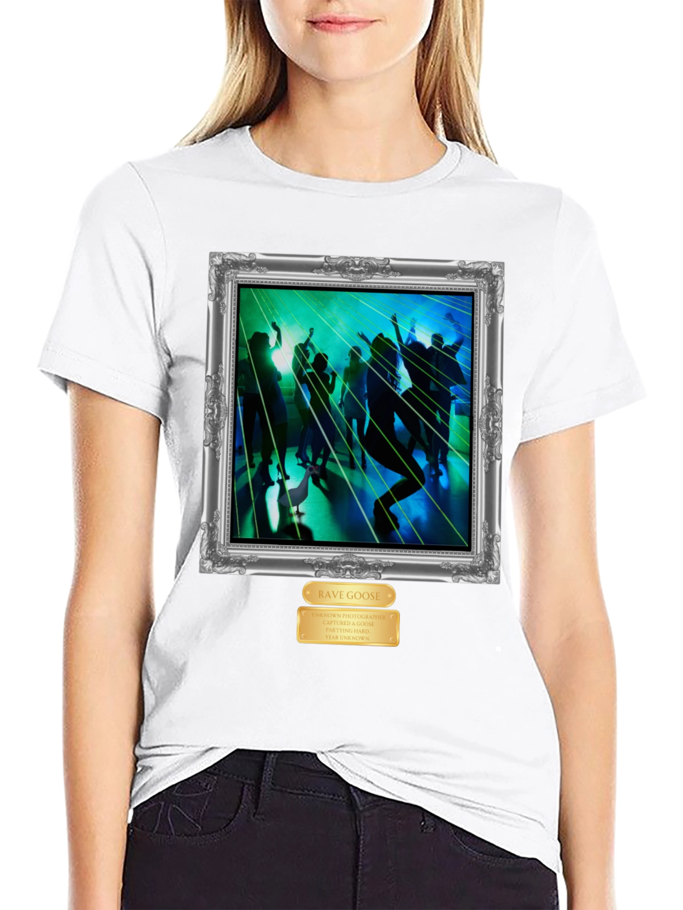 Rave Goose Framed Graphic T-Shirt