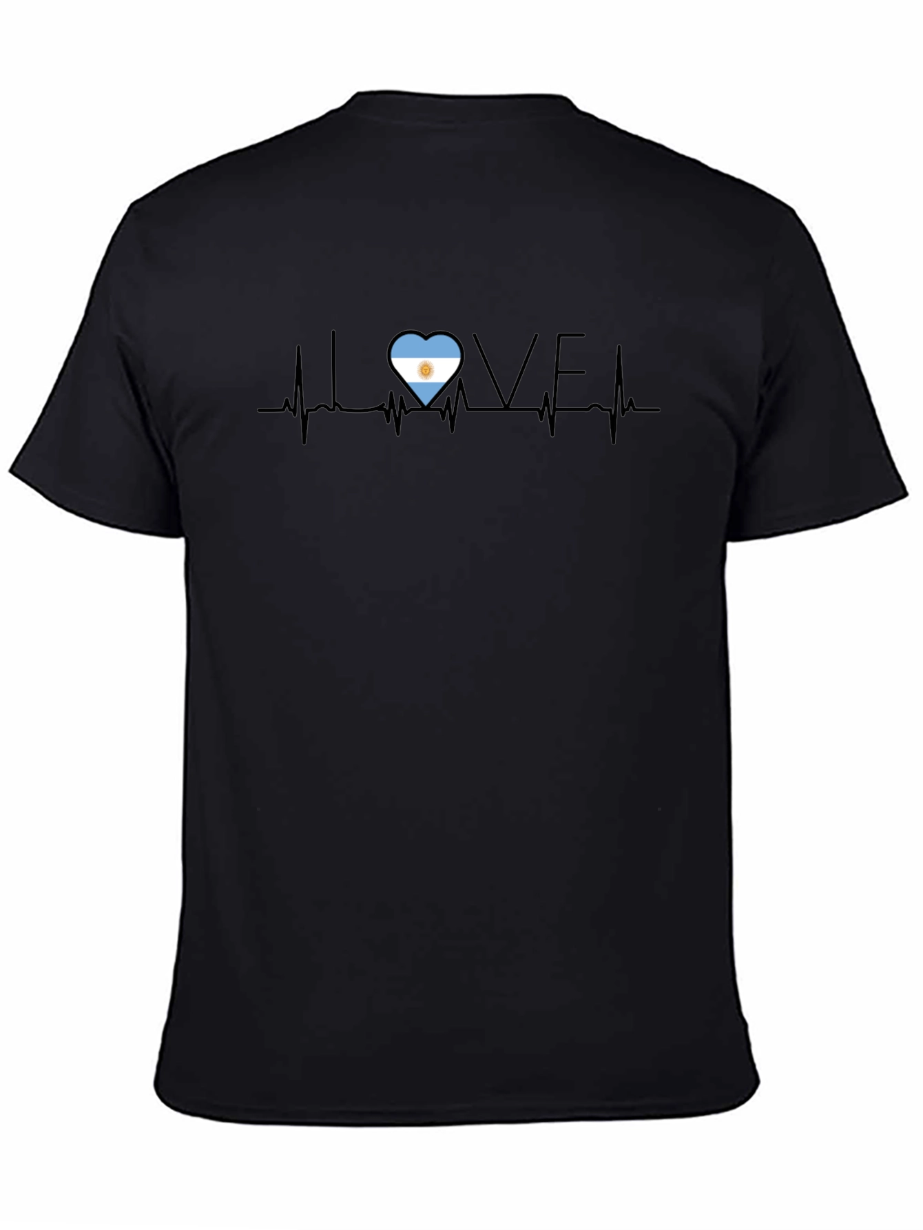 Argentina Love Heartbeat T-Shirt