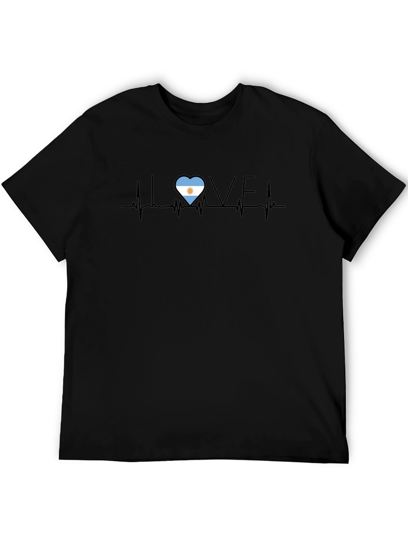 Argentina Love Heartbeat T-Shirt
