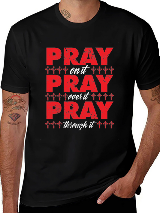 Pray On It T-Shirt Christian Tee