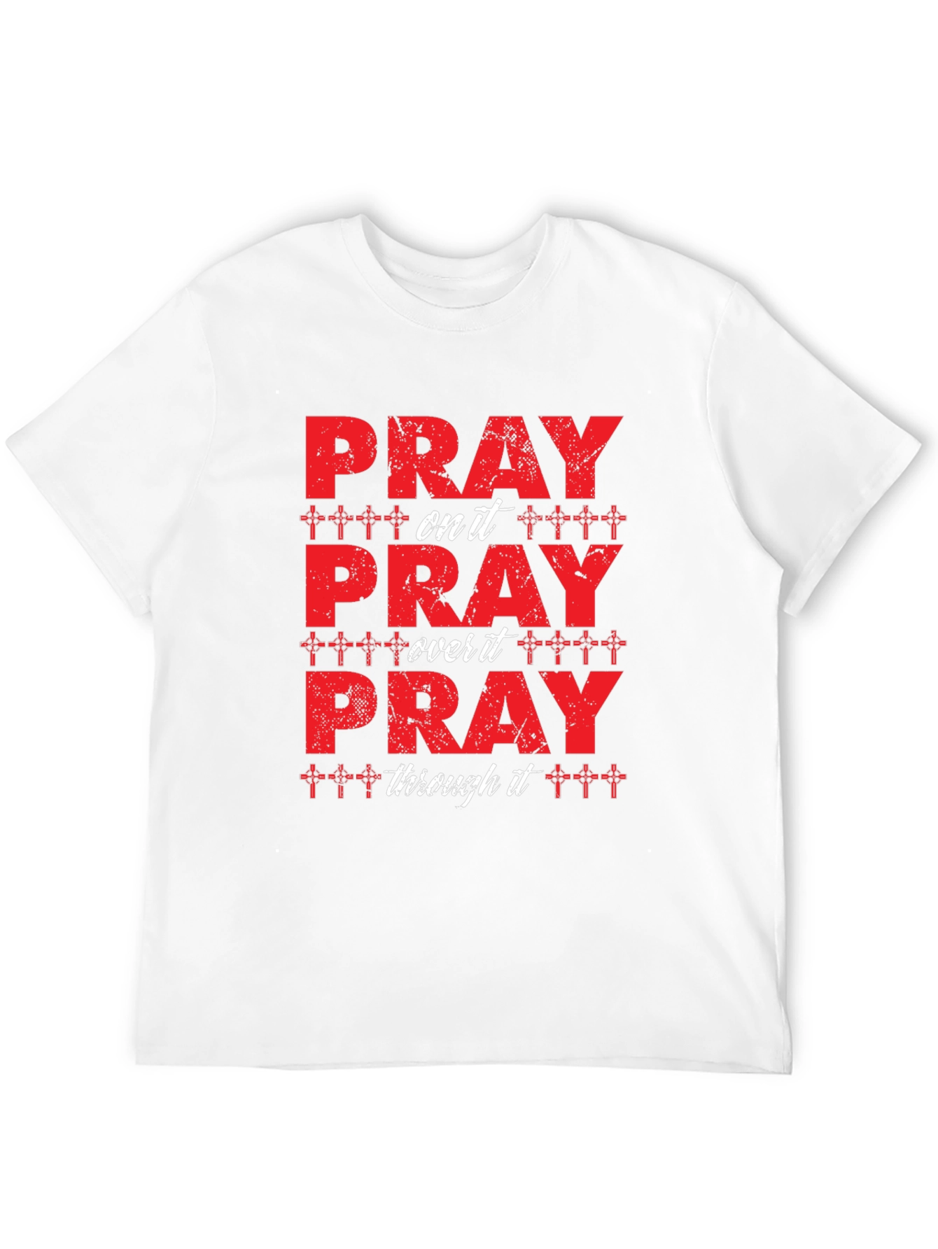 Pray On It T-Shirt Christian Tee