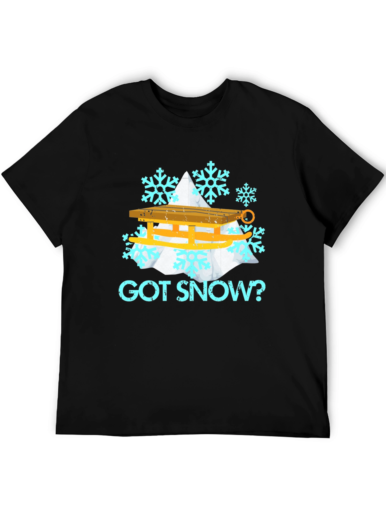 Got Snow? Winter Sledding Graphic Tee
