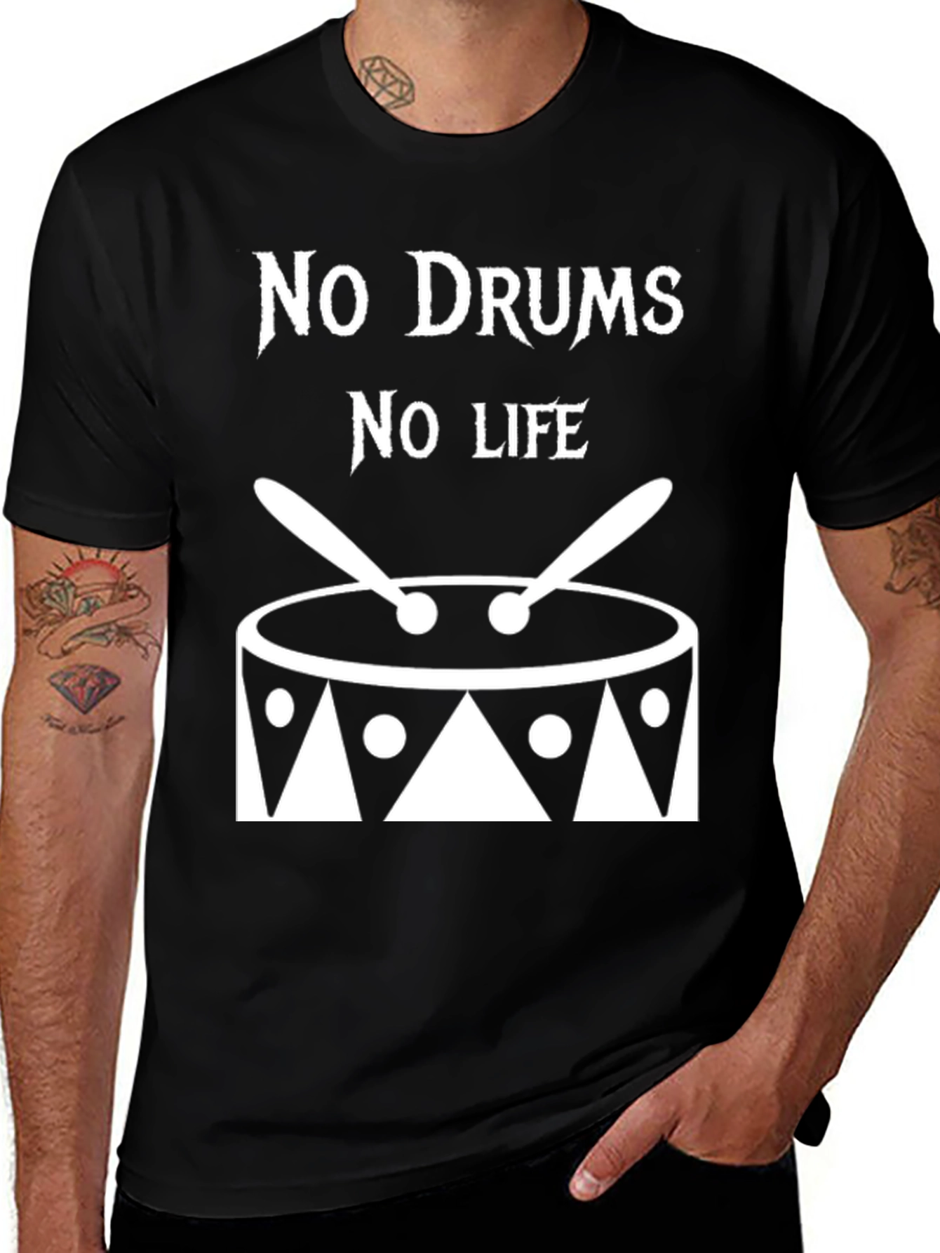 No Drums No Life Graphic Tee
