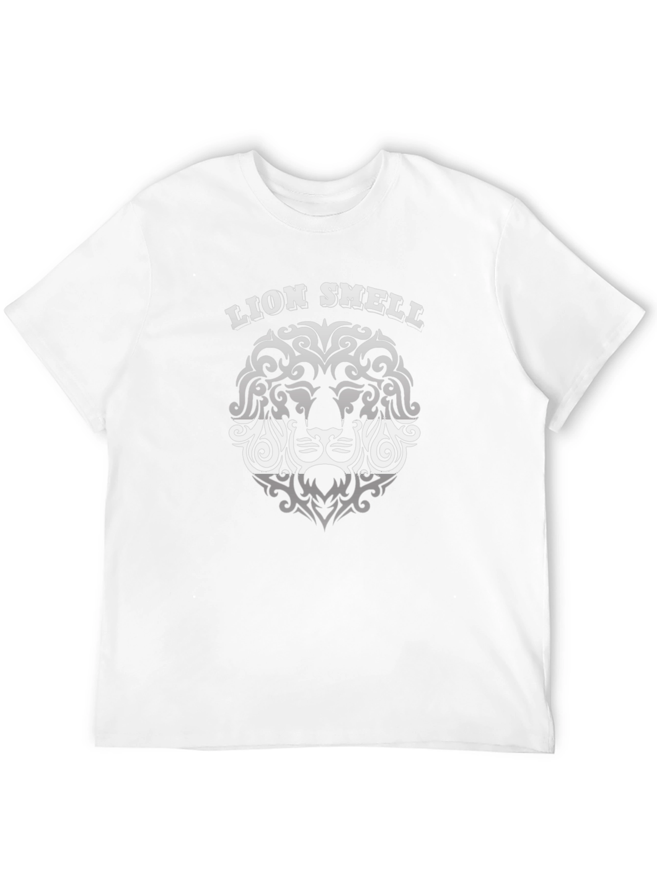 Lion Smell Graphic Print Mens T-Shirt