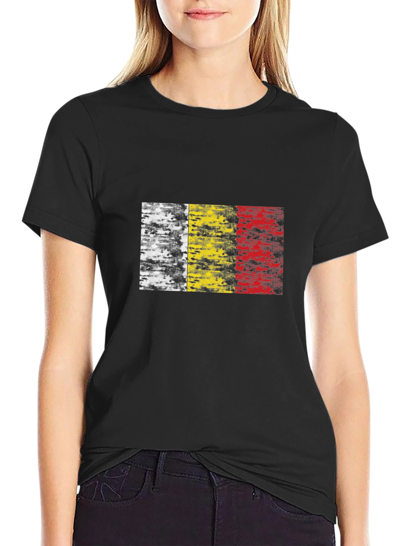 Belgium Flag Grunge T-Shirt