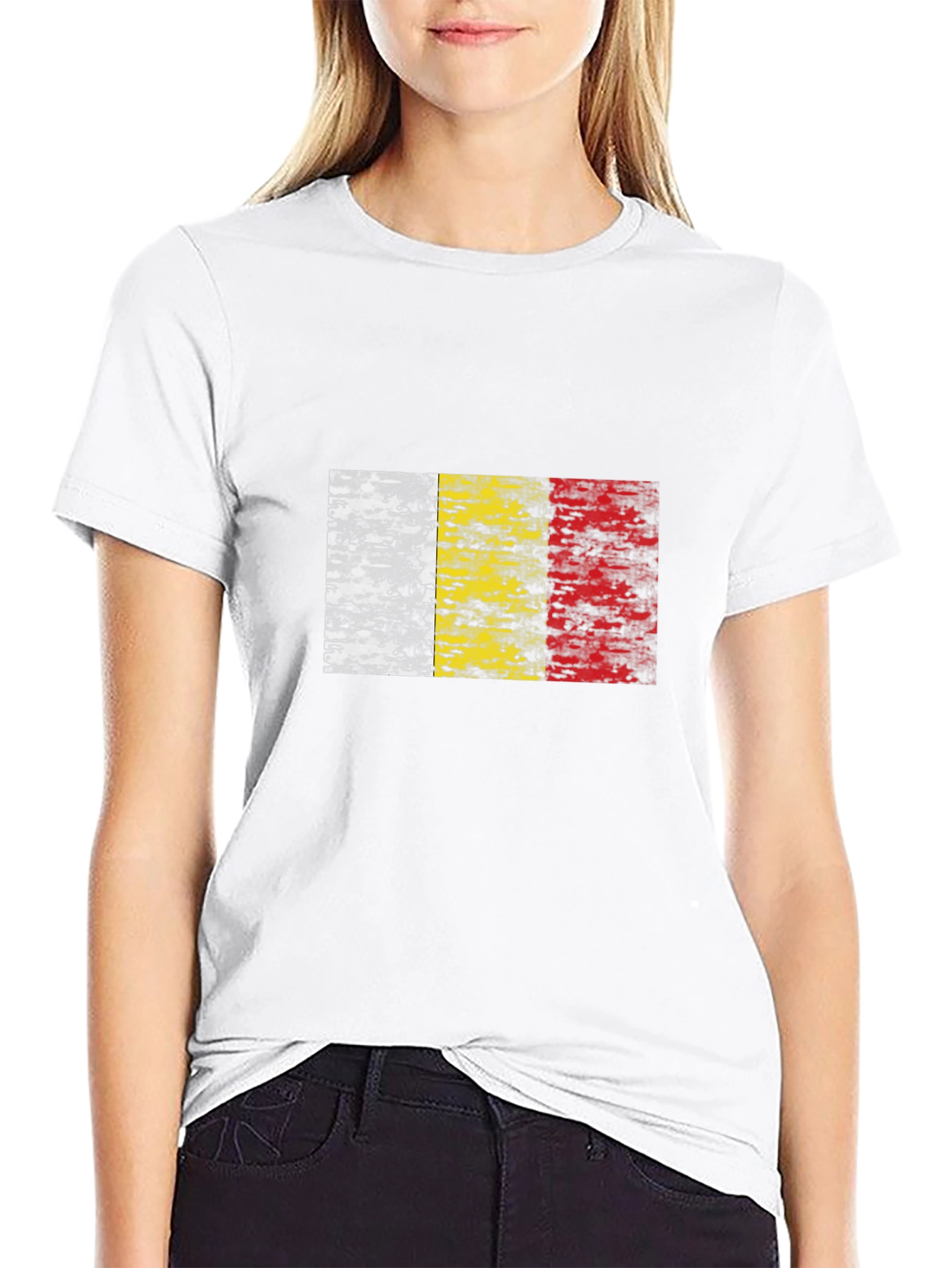 Belgium Flag Grunge T-Shirt
