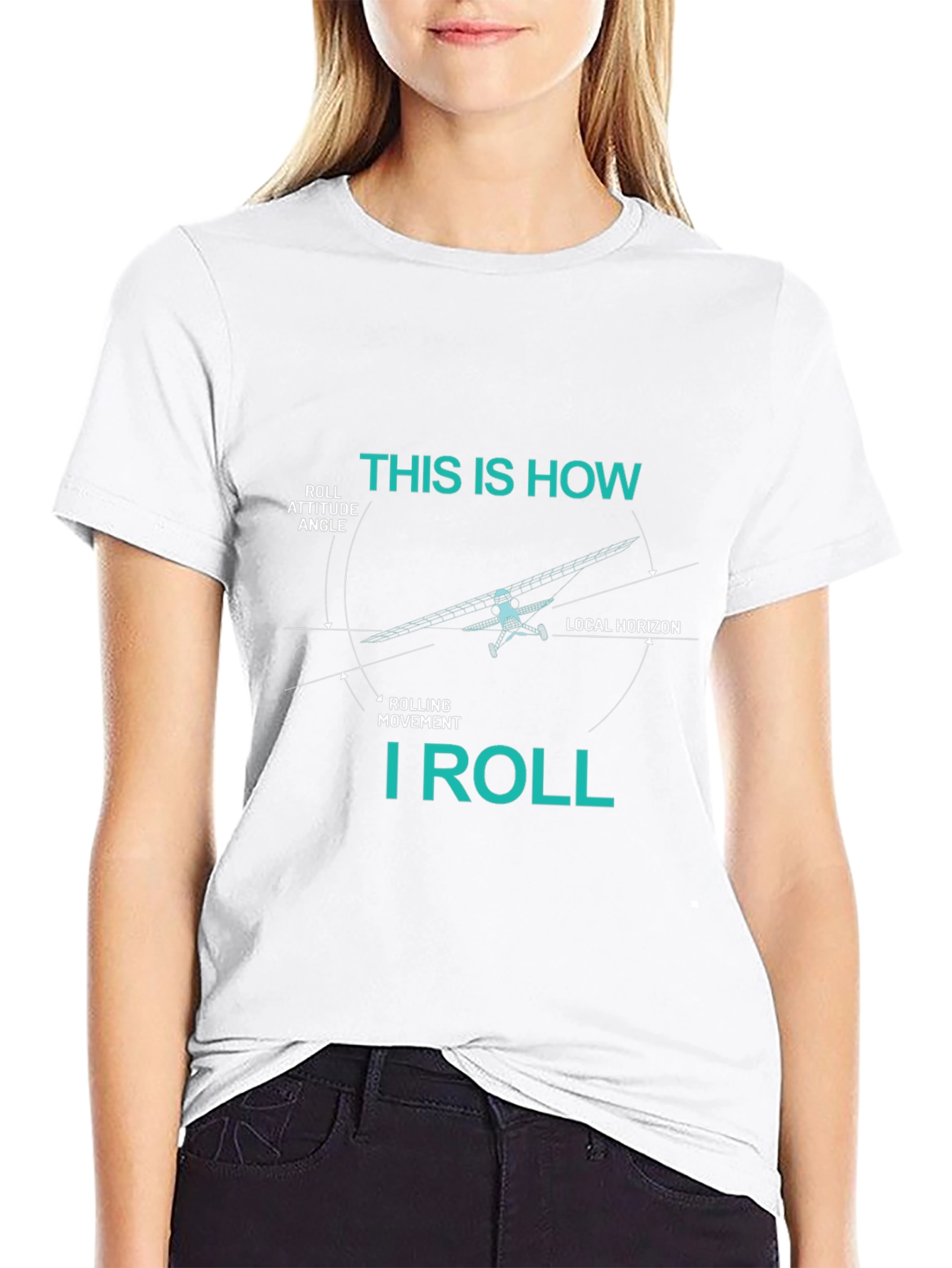 Pilot This is How I Roll Graphic T-Shirt