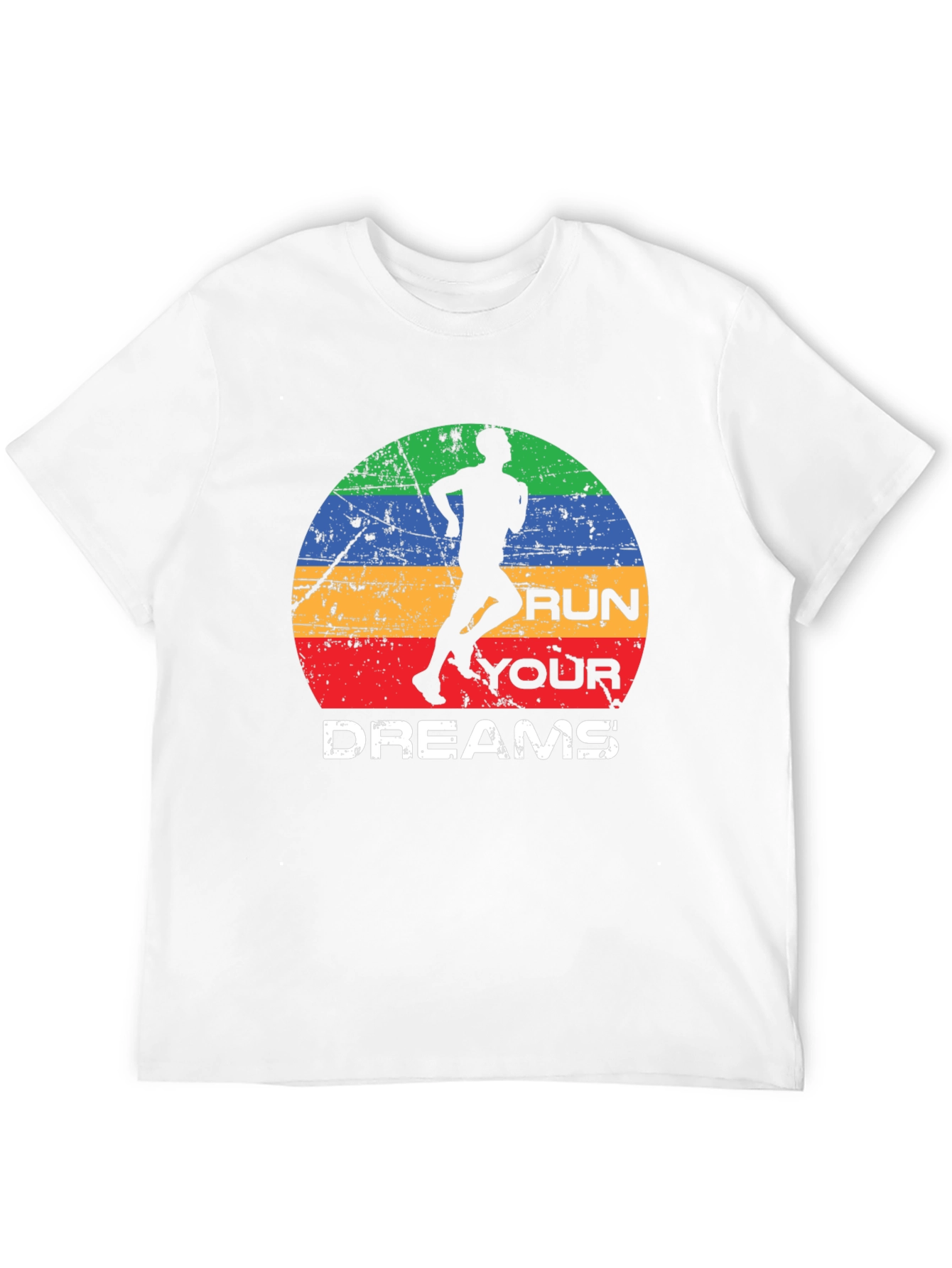 Run Your Dreams Graphic Tee - Retro Style