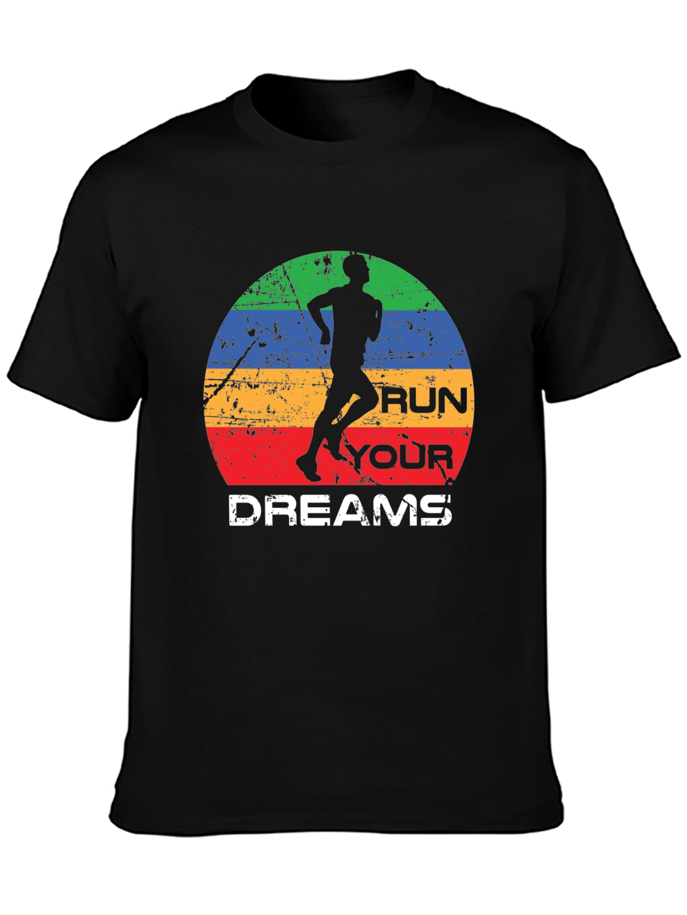 Run Your Dreams Graphic Tee - Retro Style