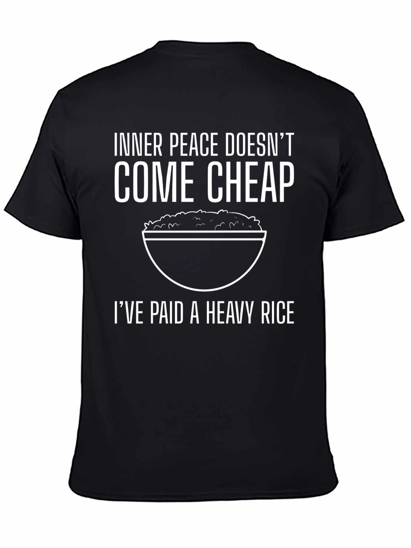 Inner Peace Rice Funny Graphic T-Shirt