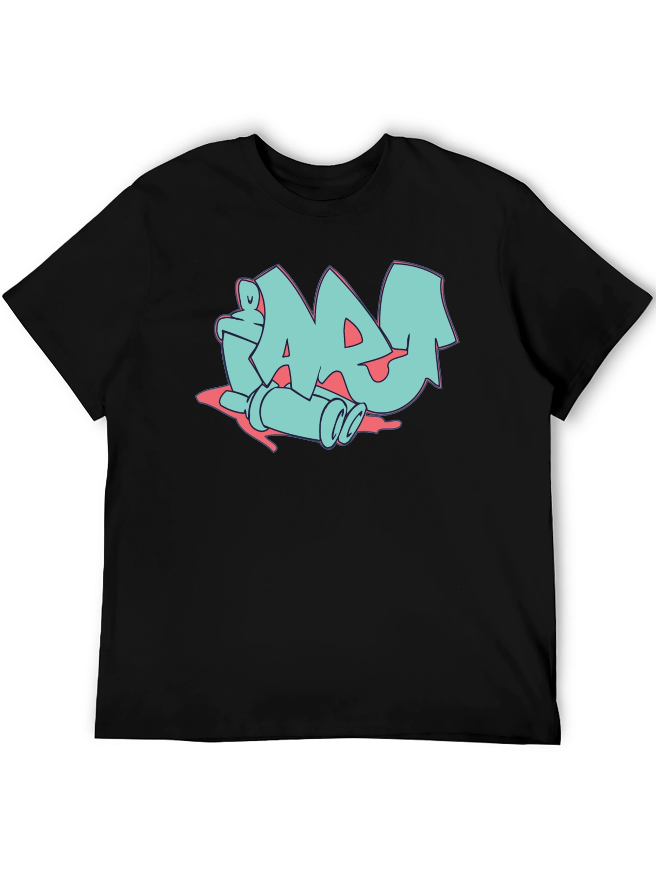 Graffiti Style Graphic Print Tee