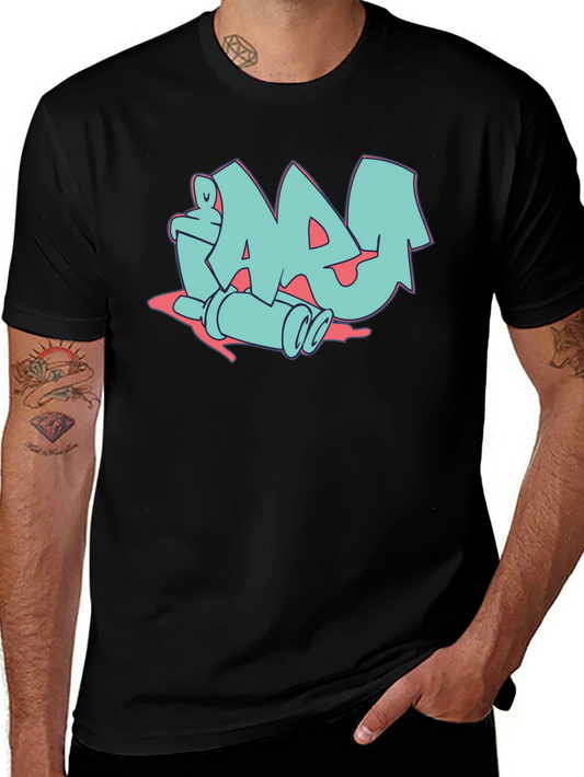 Graffiti Style Graphic Print Tee