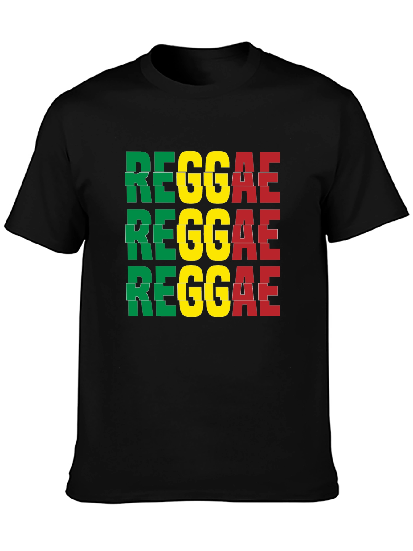 Reggae T-Shirt - Green Yellow Red