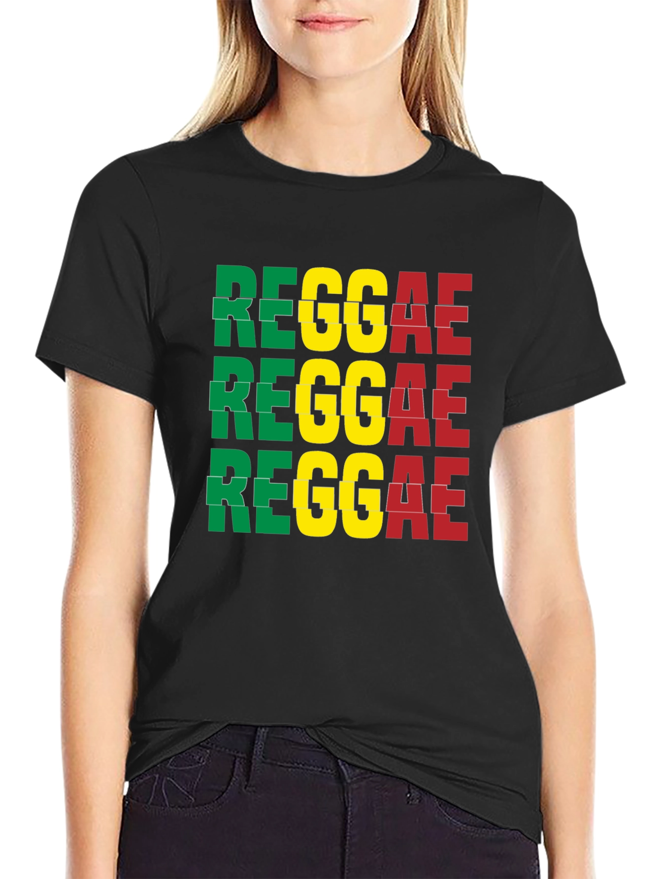 Reggae T-Shirt - Green Yellow Red