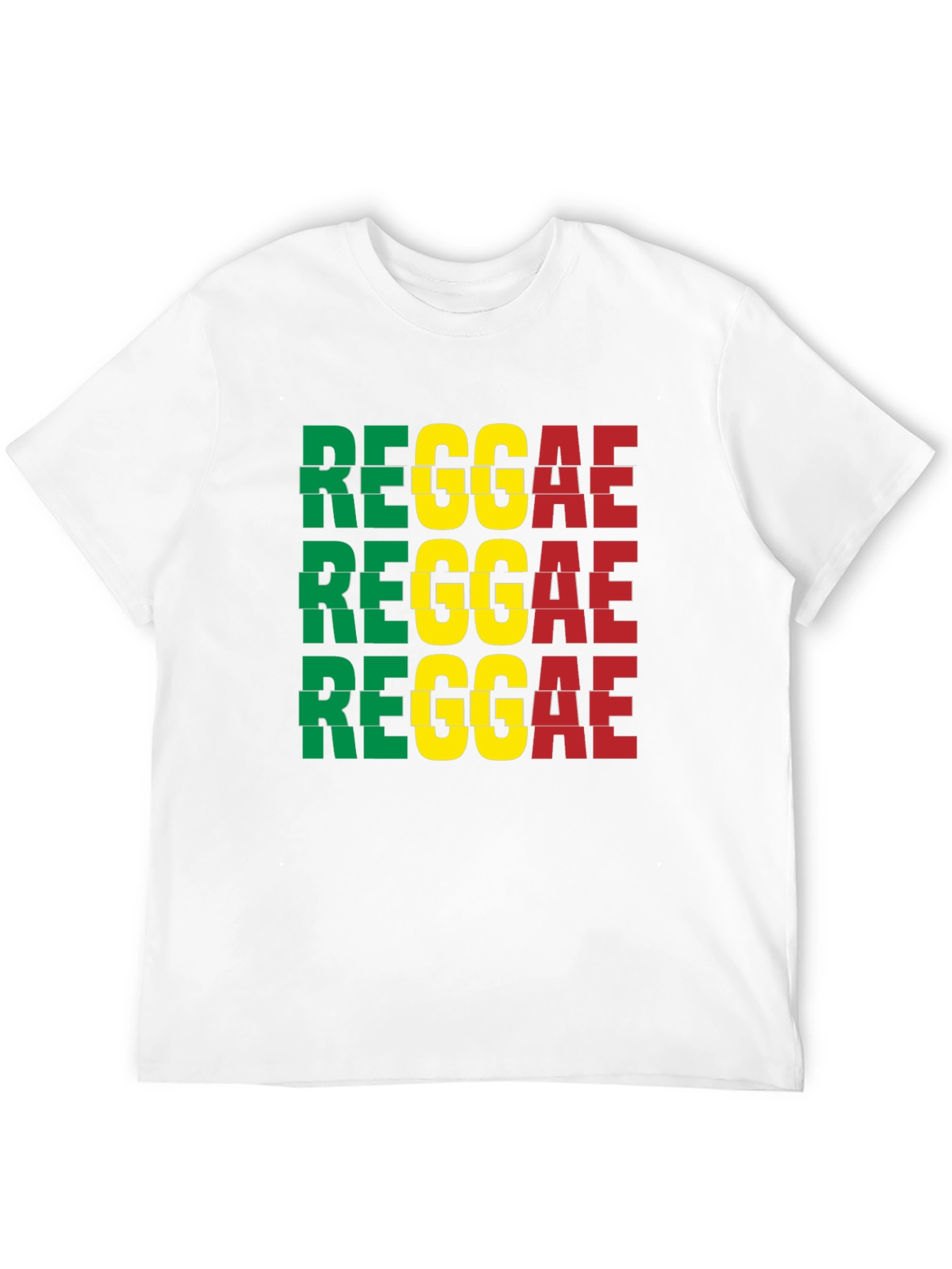 Reggae T-Shirt - Green Yellow Red
