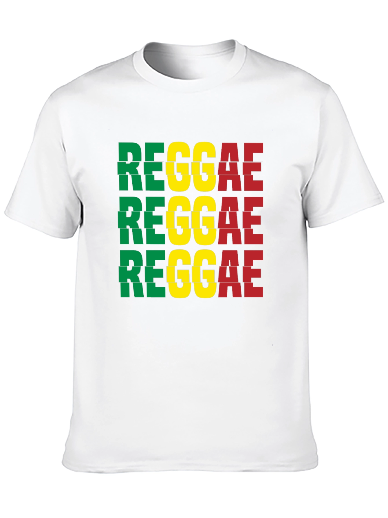 Reggae T-Shirt - Green Yellow Red