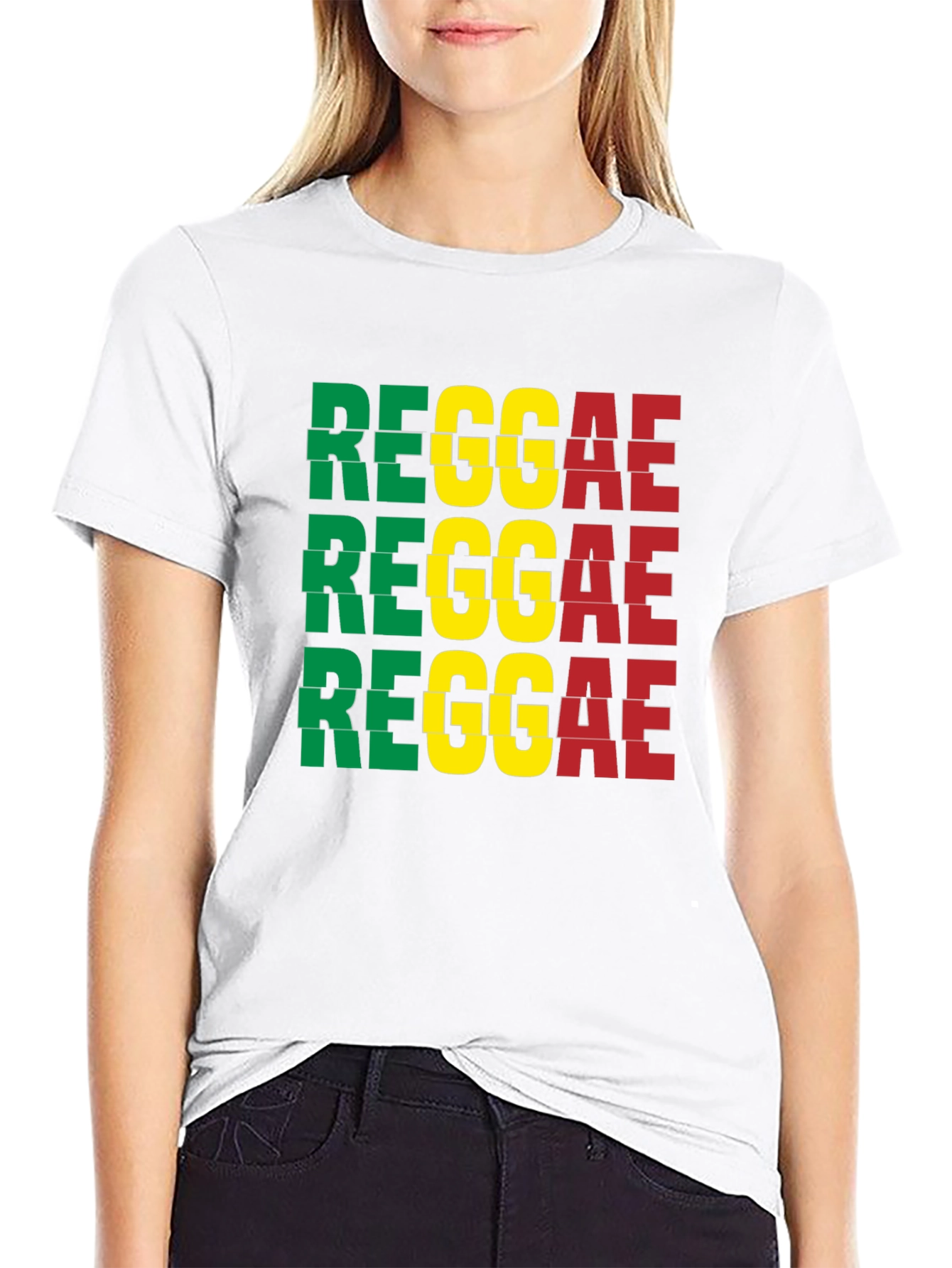 Reggae T-Shirt - Green Yellow Red