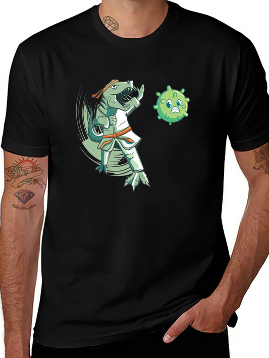 Karate Dino vs. Virus T-Shirt