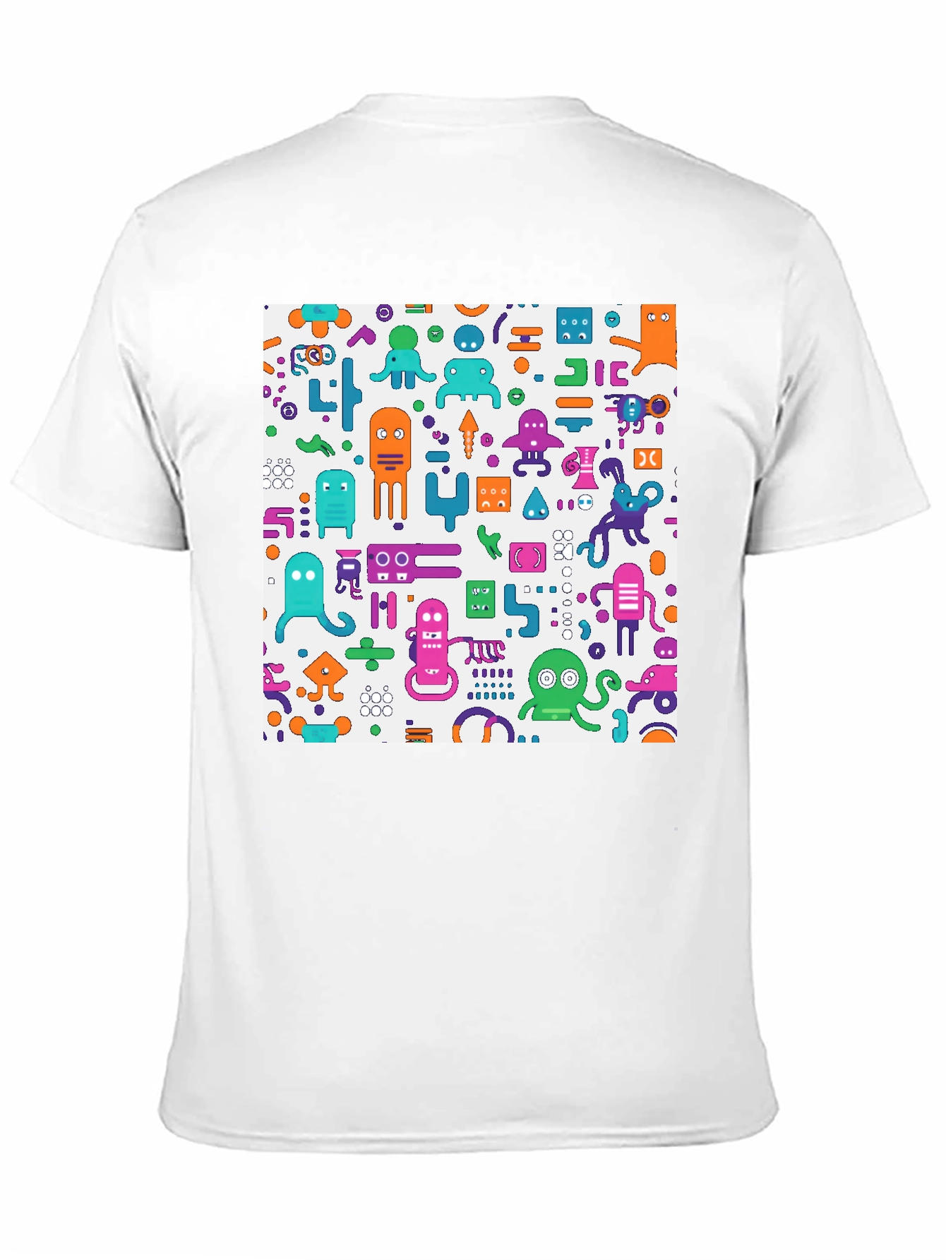 Funky Robot Graphic T-Shirt - Unique Design