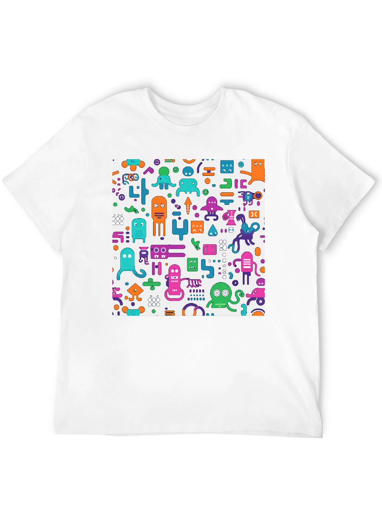 Funky Robot Graphic T-Shirt - Unique Design