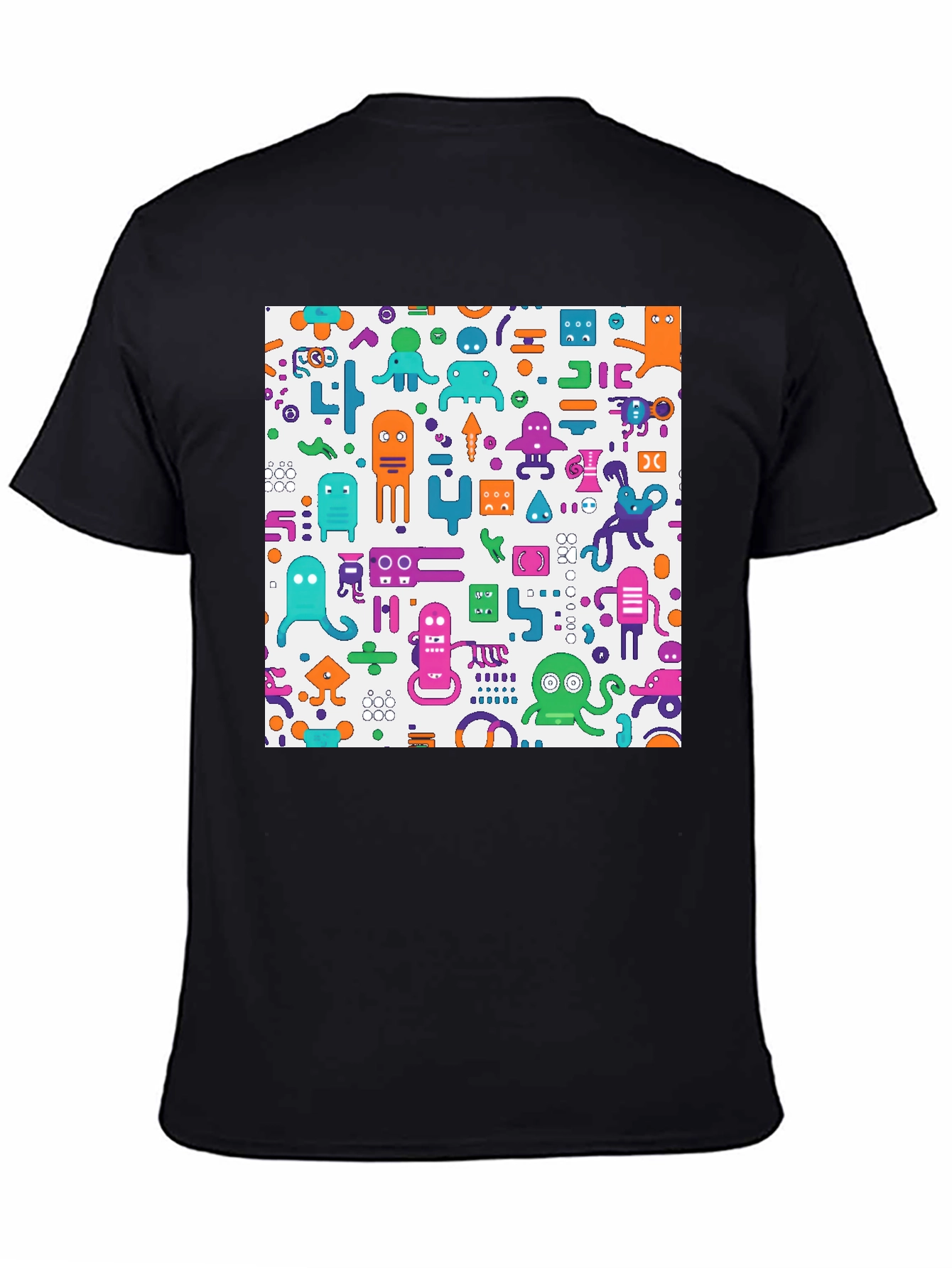 Funky Robot Graphic T-Shirt - Unique Design
