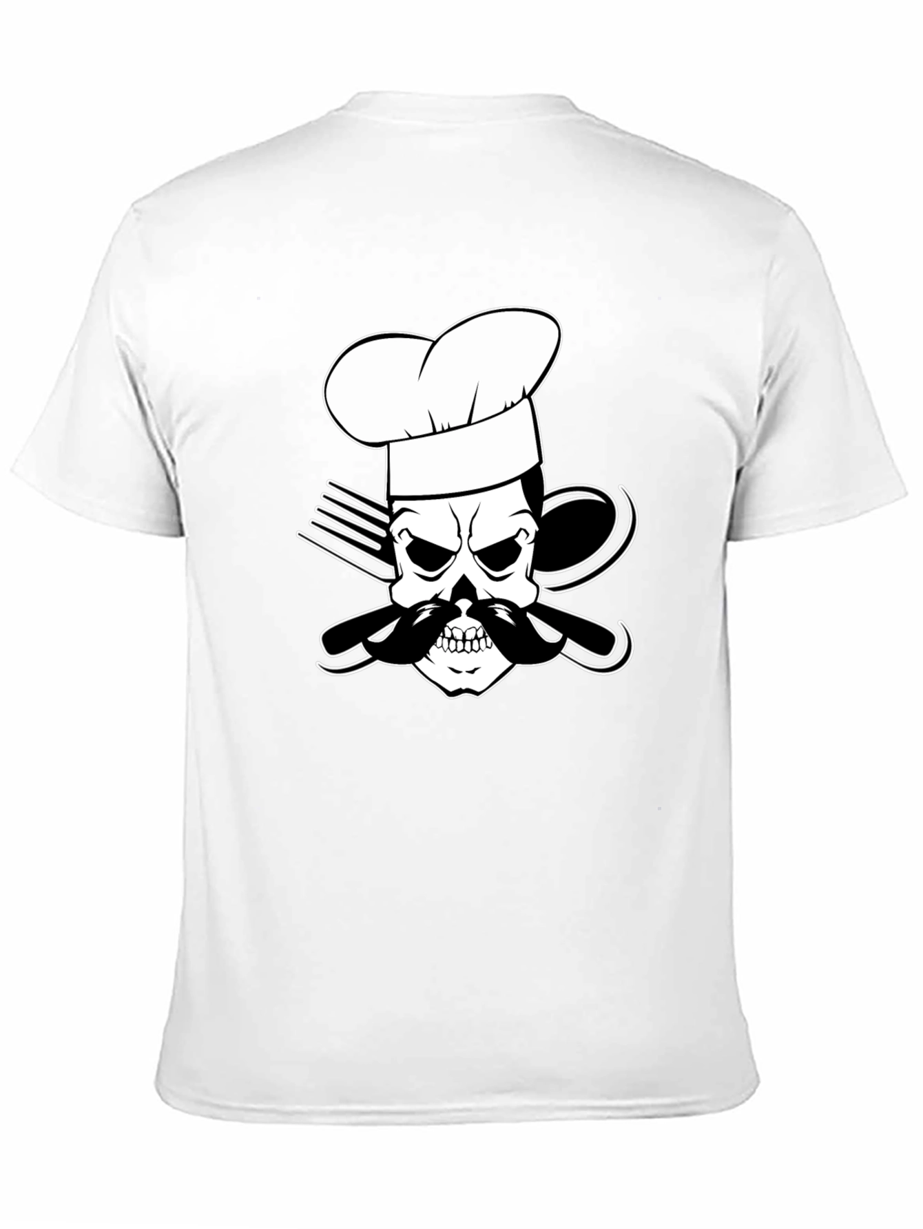 Chef Skull Graphic Tee - Funny Culinary T-Shirt