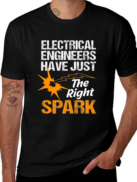 Electrical Engineer Spark T-Shirt - Funny Gift for Electricians