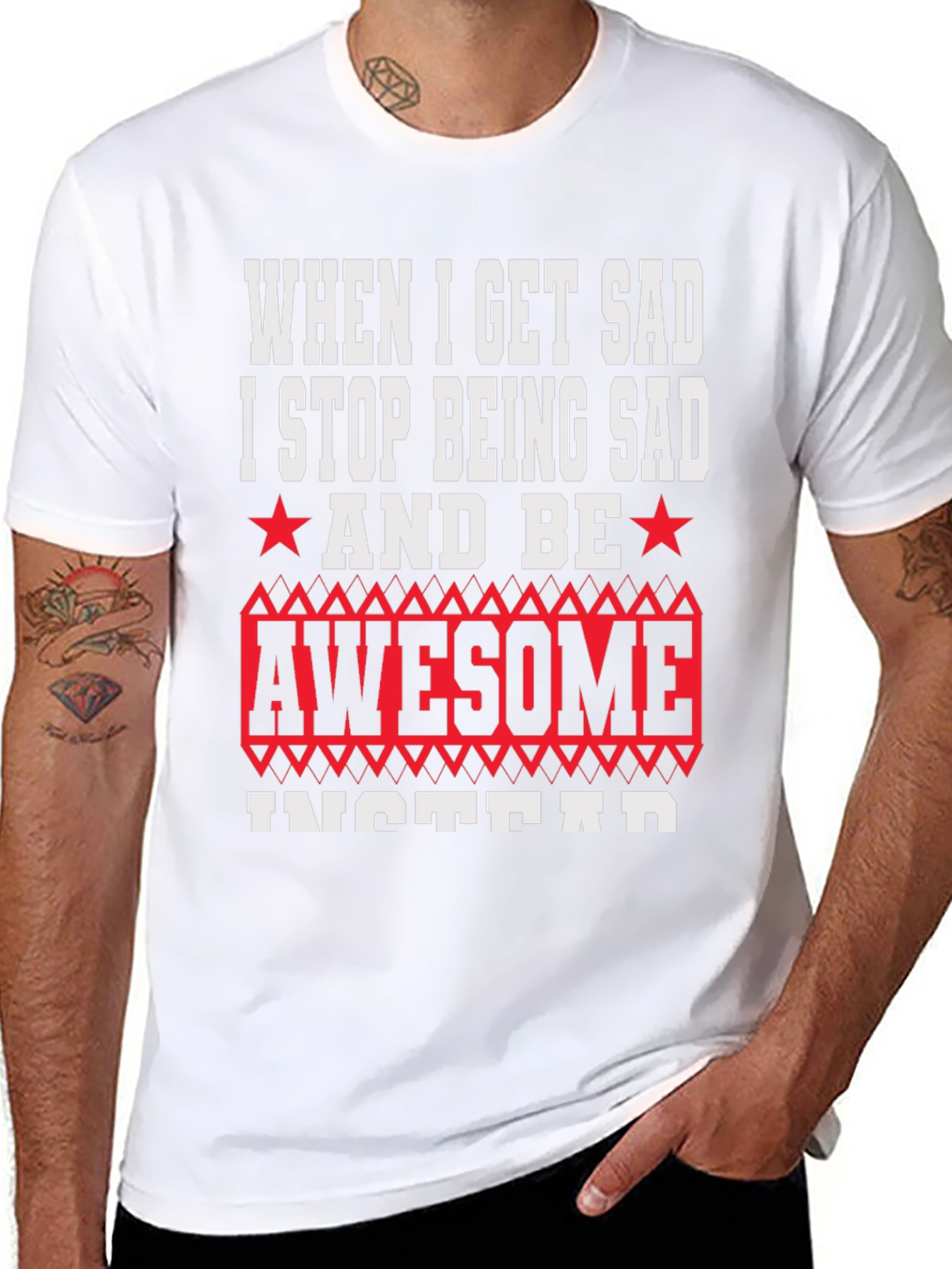 Funny When I Get Sad Graphic T-Shirt