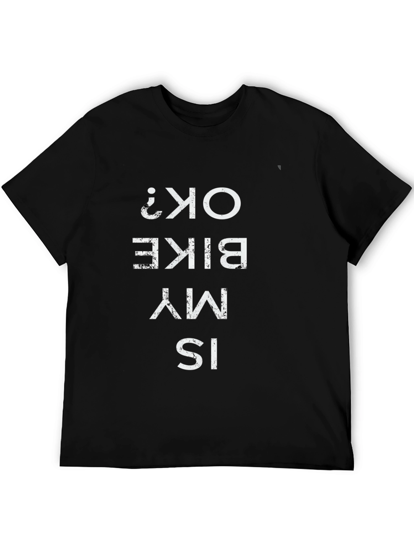 Is My Bike OK? Mens Graphic Tee - Black