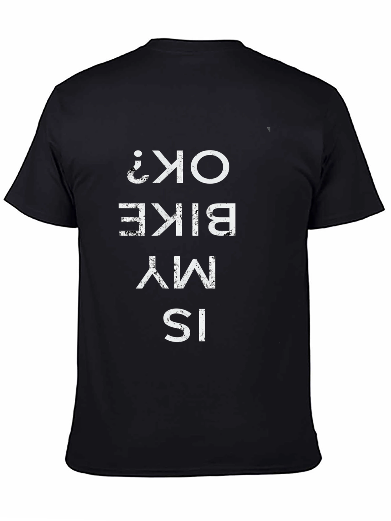 Is My Bike OK? Mens Graphic Tee - Black