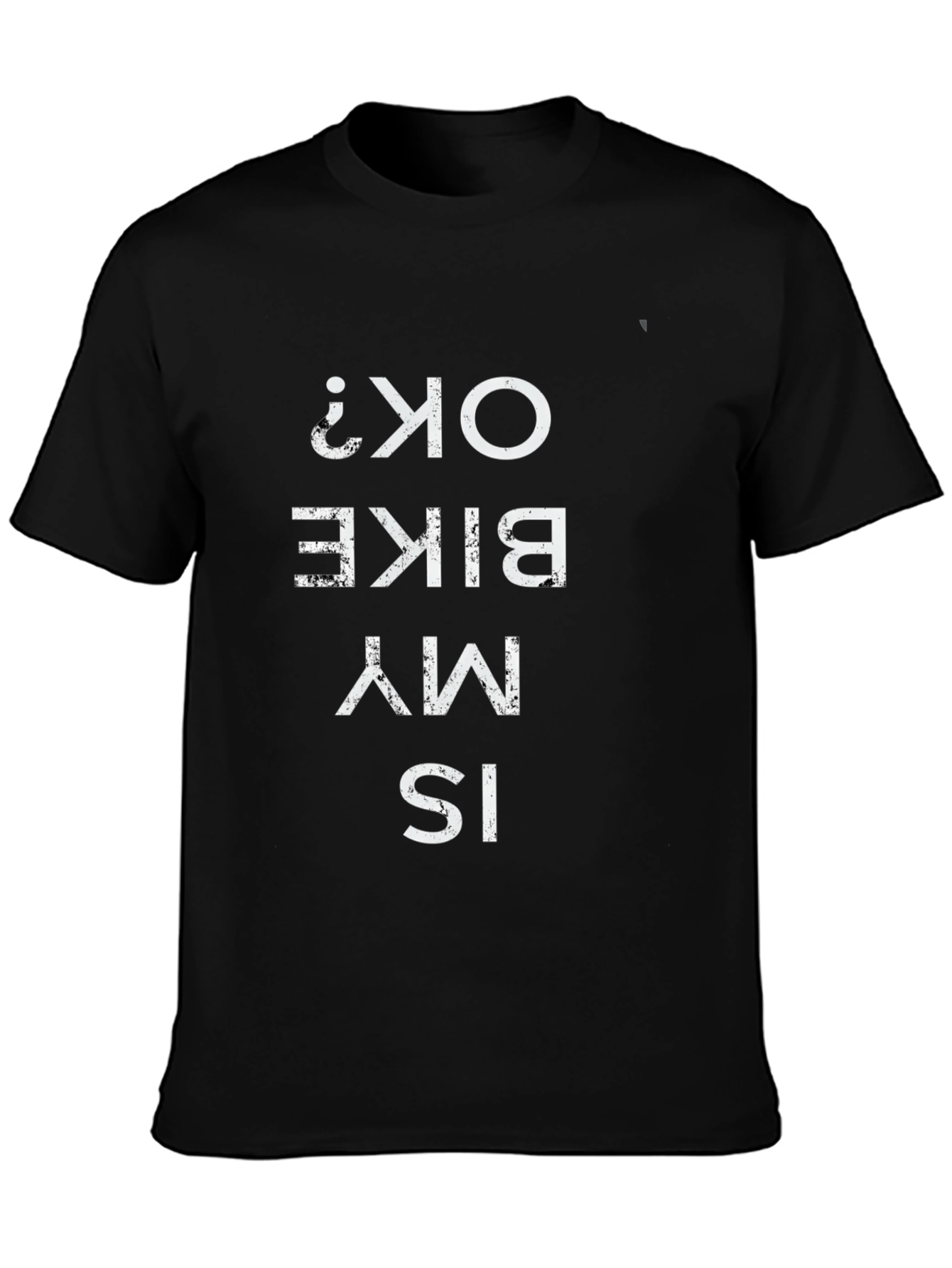 Is My Bike OK? Mens Graphic Tee - Black