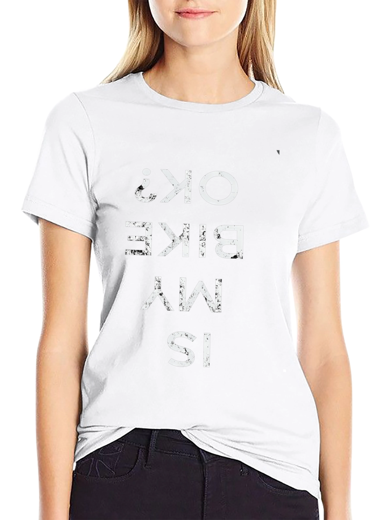 Is My Bike OK? Mens Graphic Tee - Black