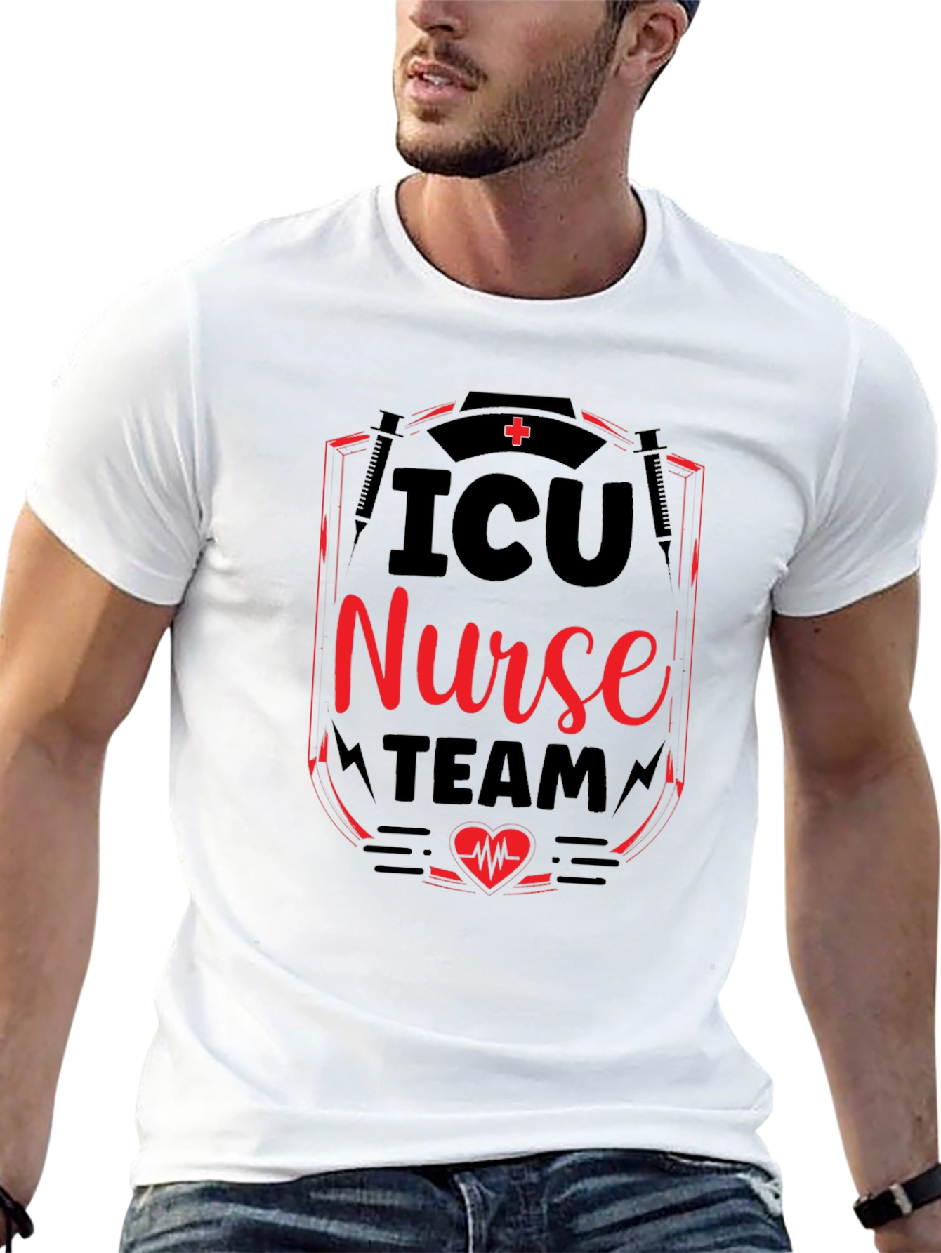 ICU Nurse Team T-Shirt - Medical Staff Tee