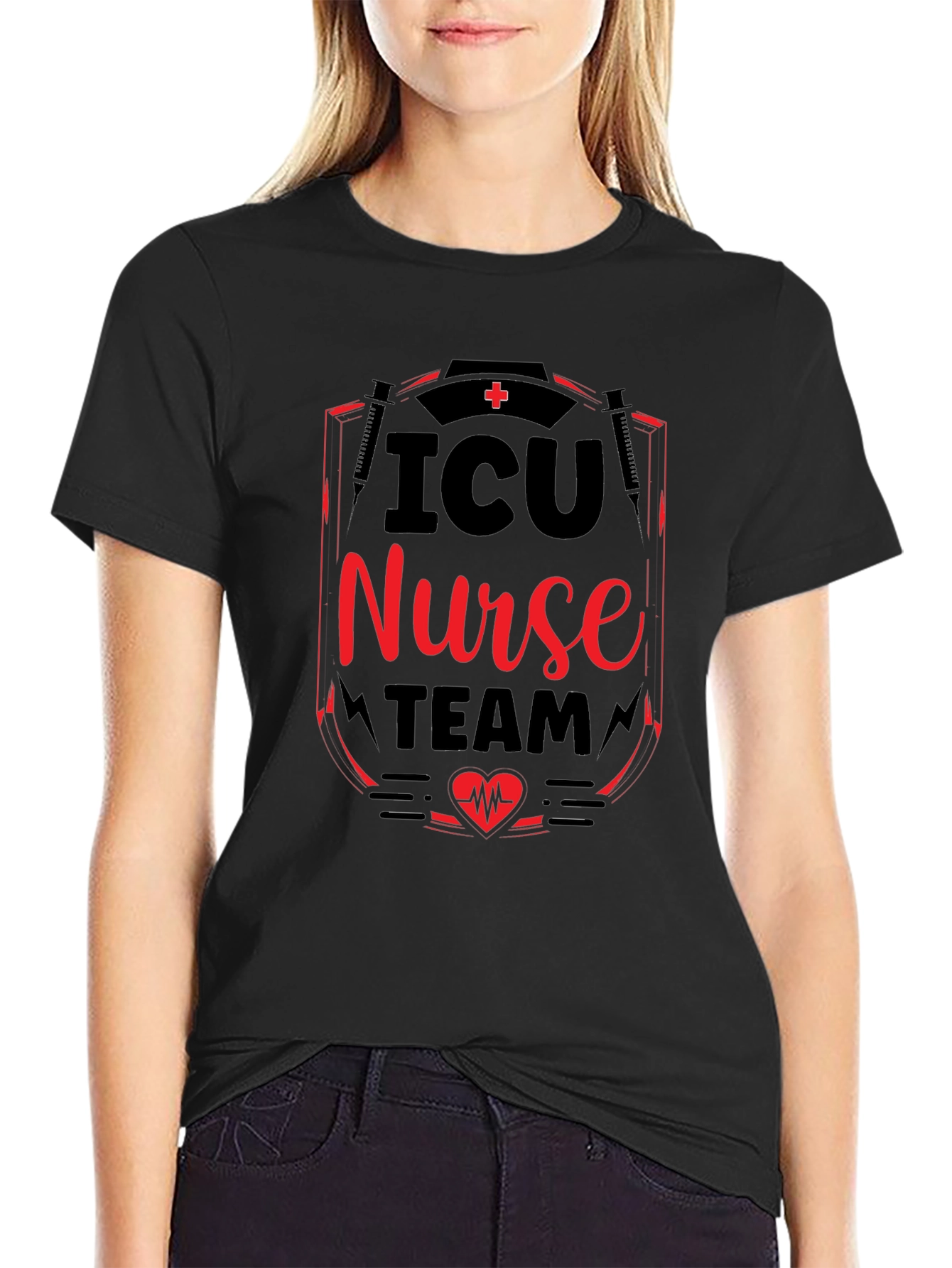 ICU Nurse Team T-Shirt - Medical Staff Tee