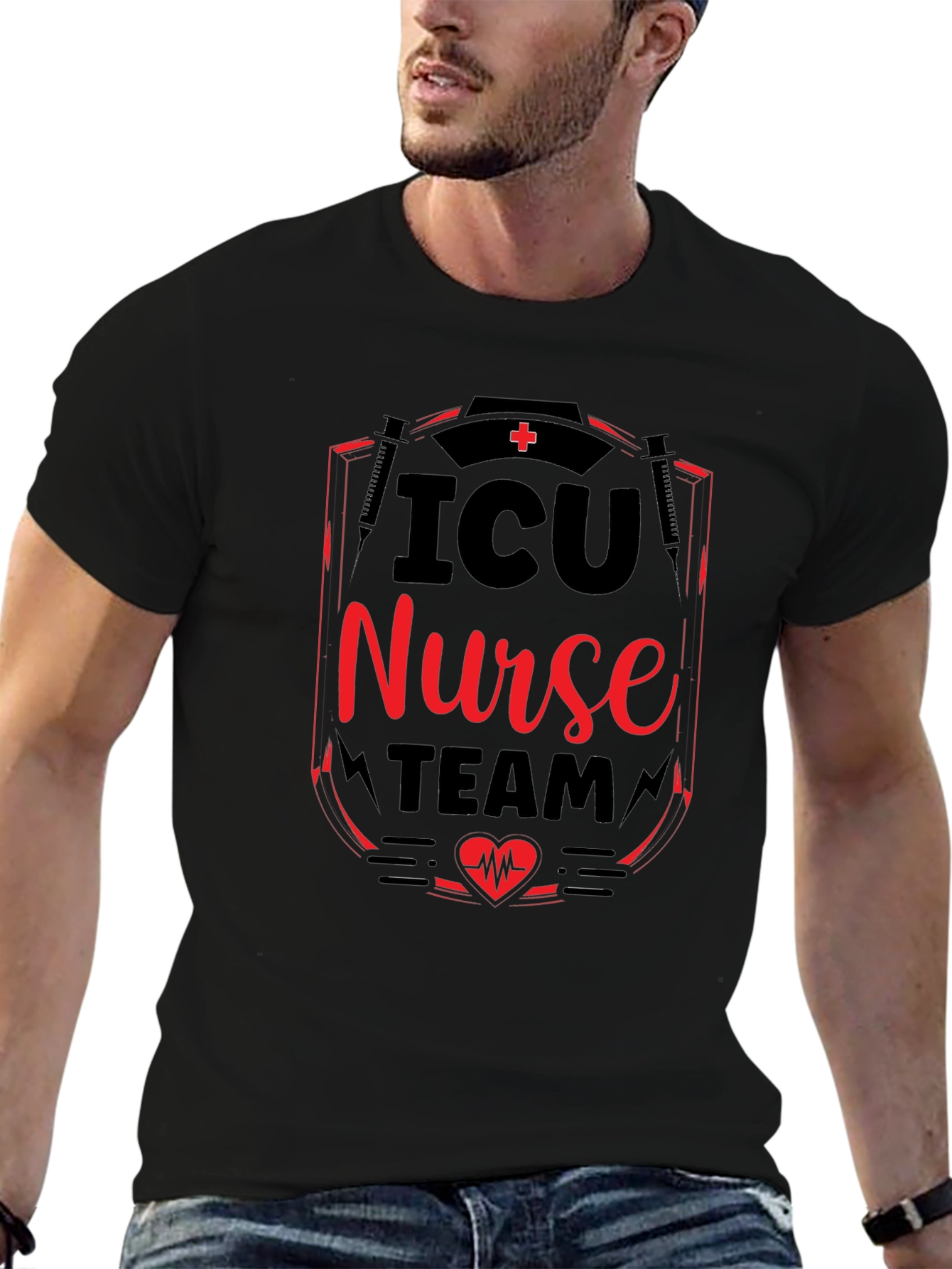 ICU Nurse Team T-Shirt - Medical Staff Tee