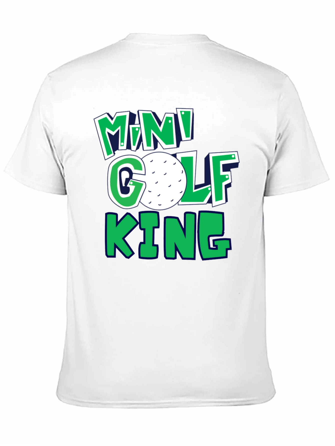 Mini Golf King T-Shirt | Fun Golf Tee