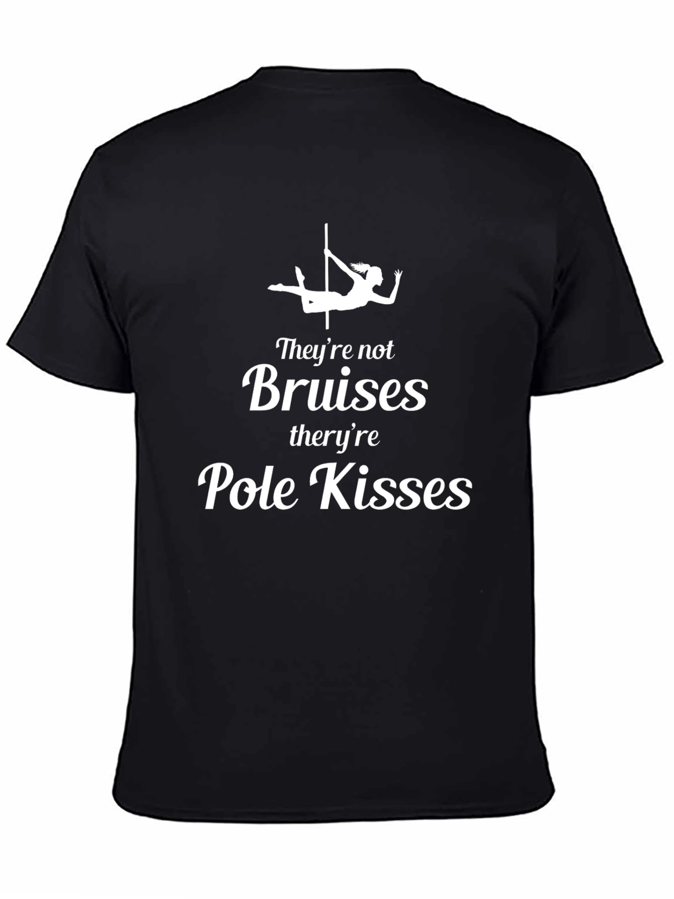 Pole Kisses Graphic Tee - Unisex Black T-Shirt